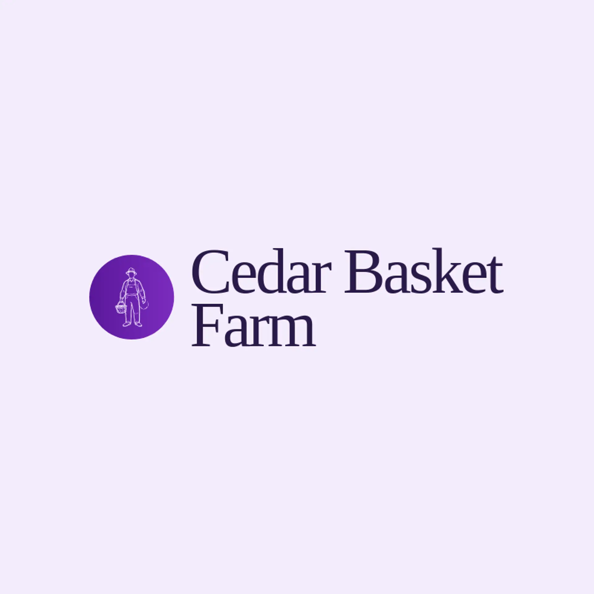 Cedar Basket Farm logo for farmer