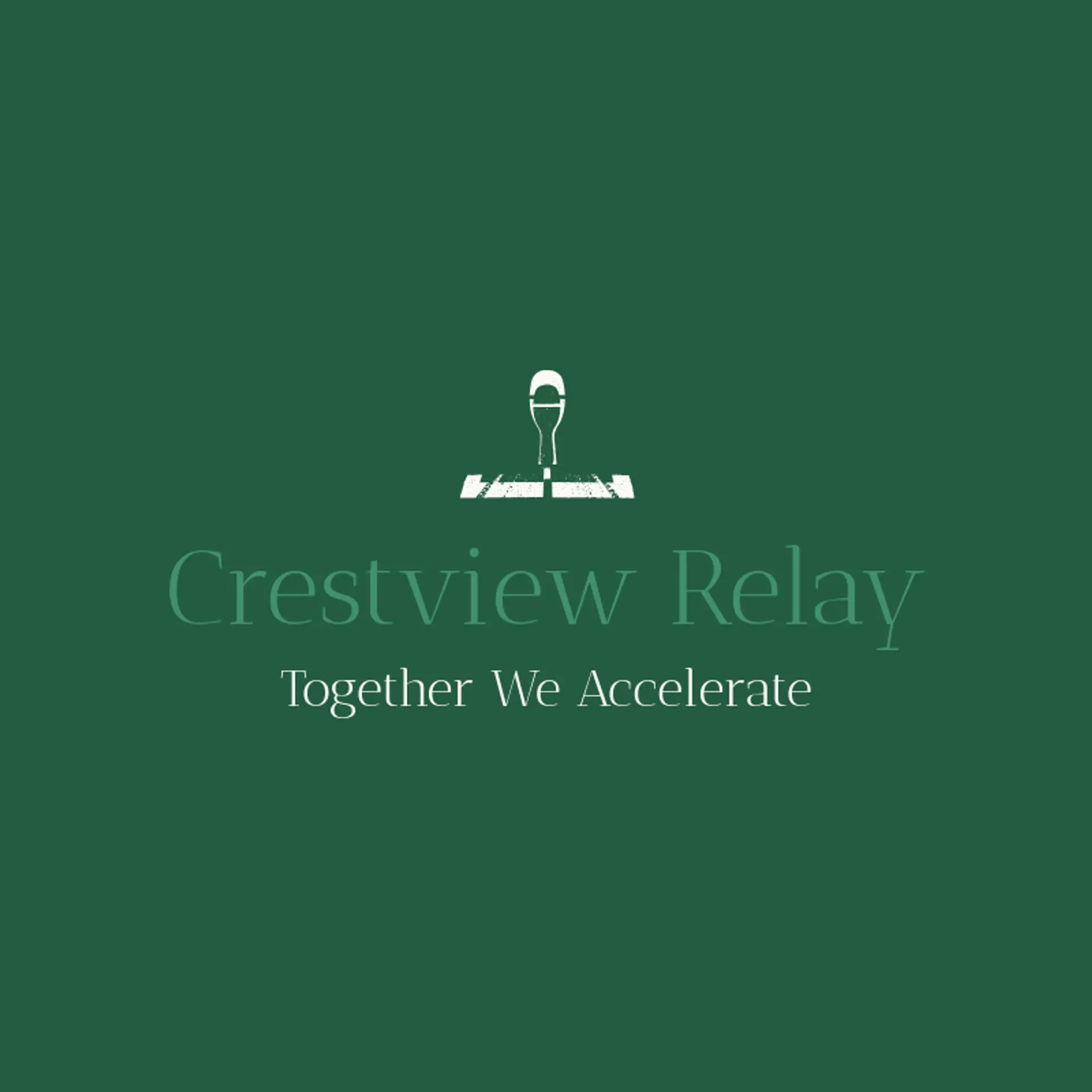 Crestview Relay logo for track and field