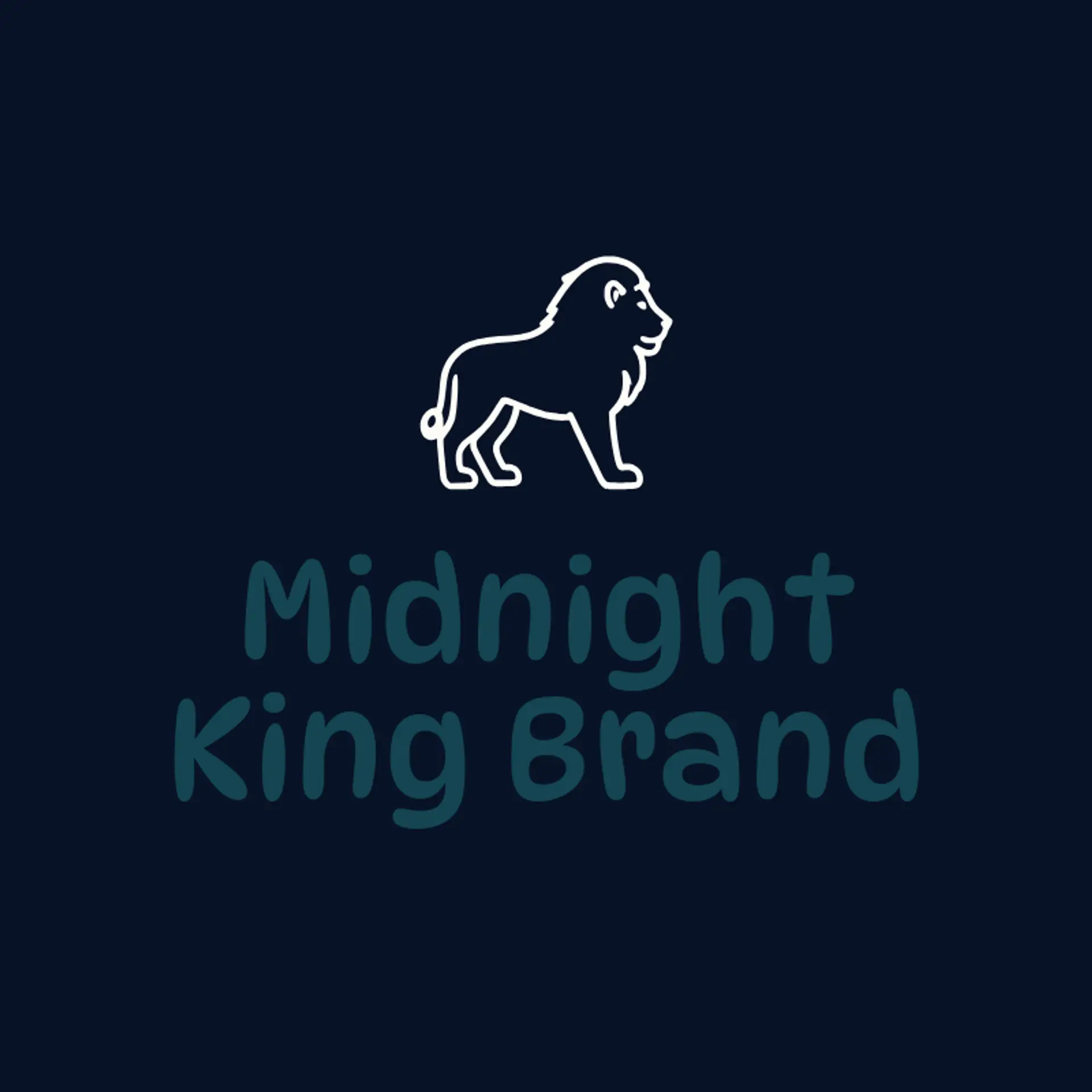 Midnight King Brand logo for lion