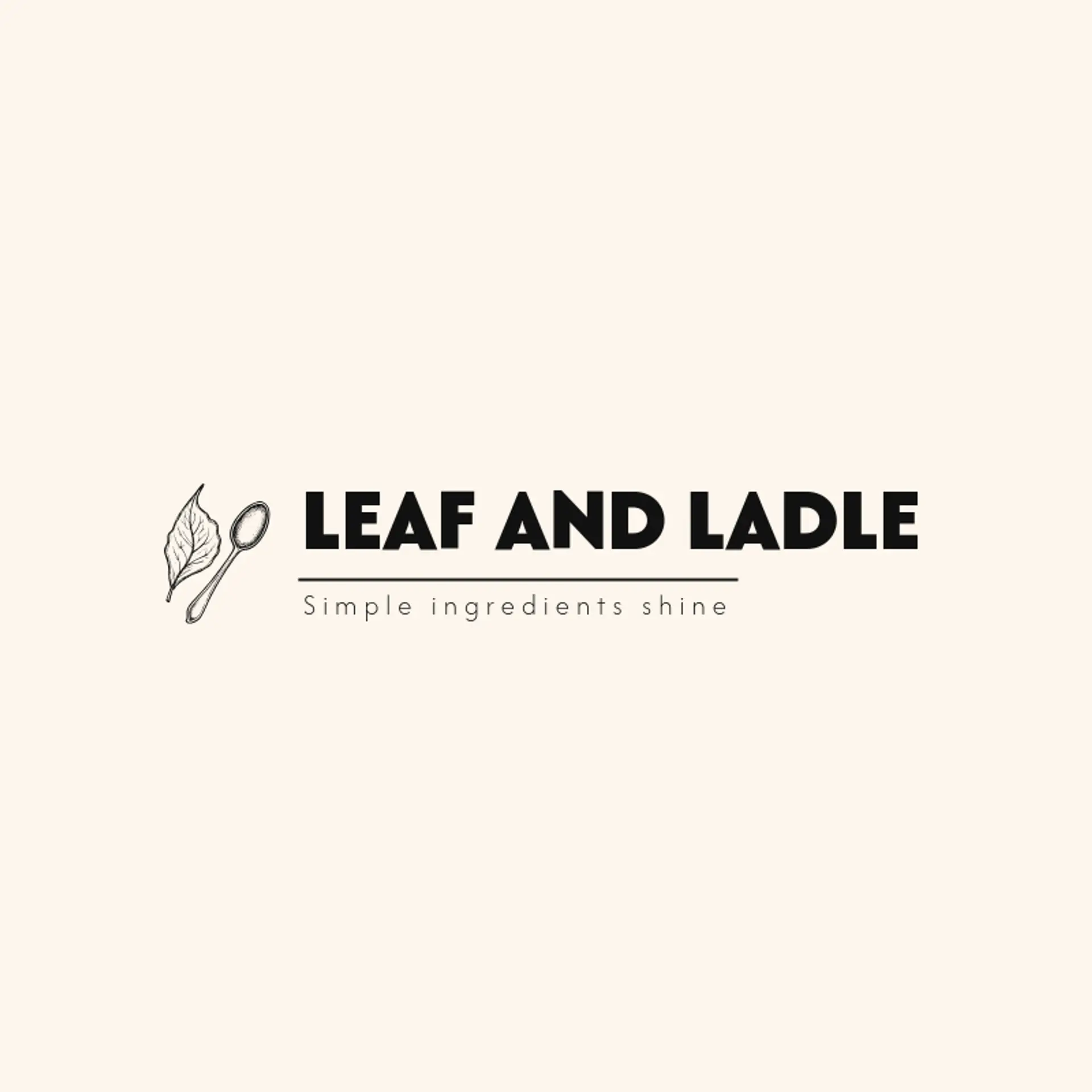 Leaf and Ladle logo for masala