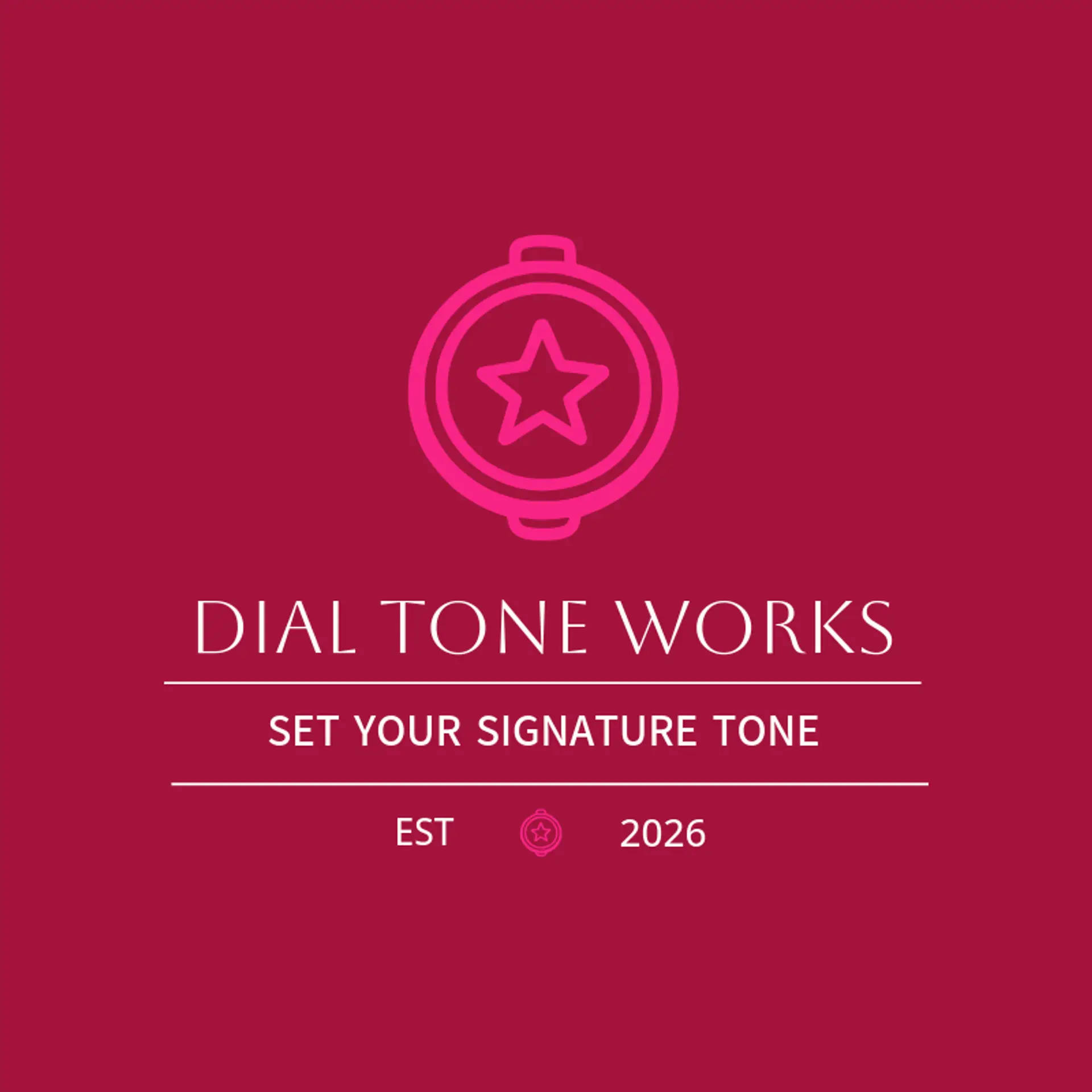 Dial Tone Works logo for audio