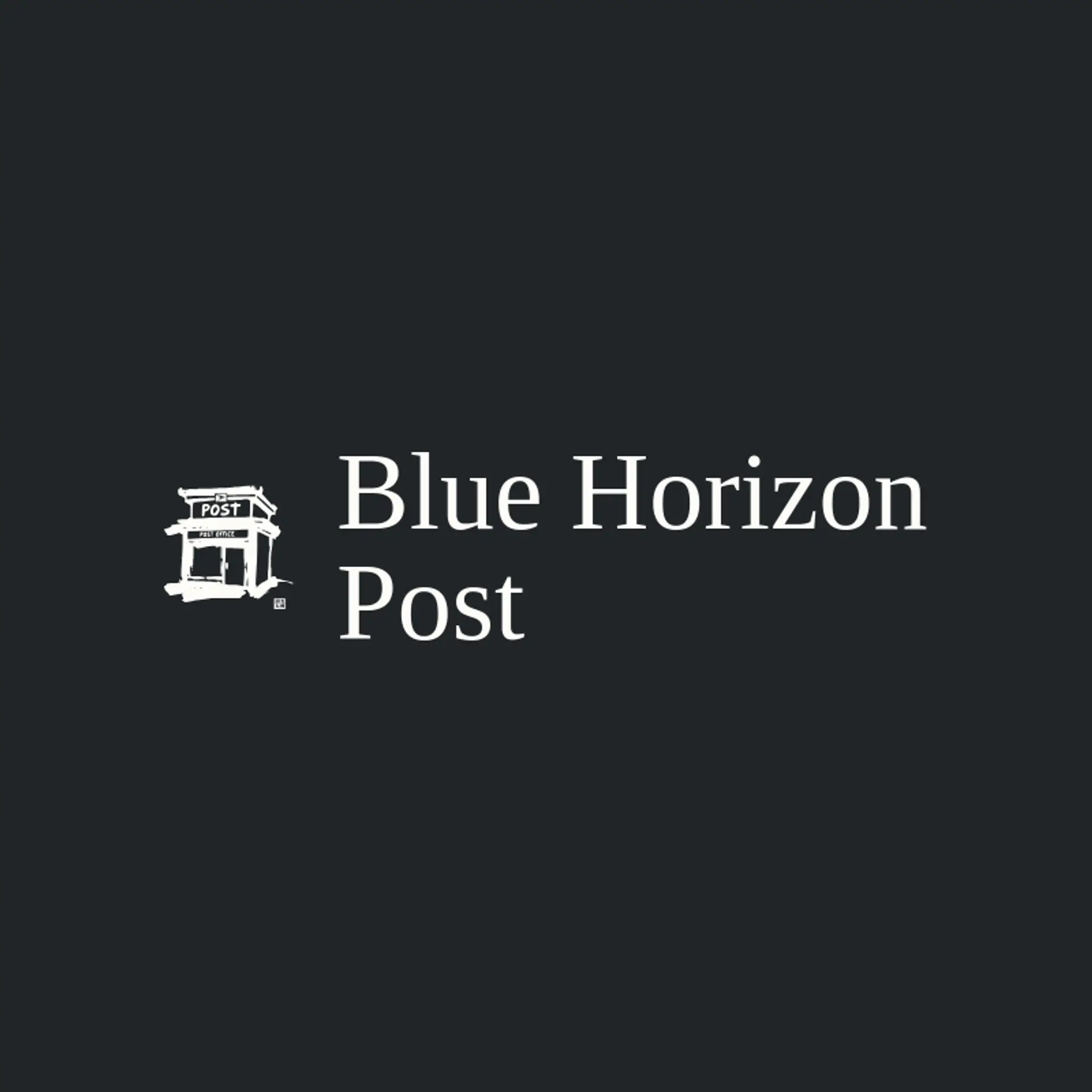 Blue Horizon Post logo for post office