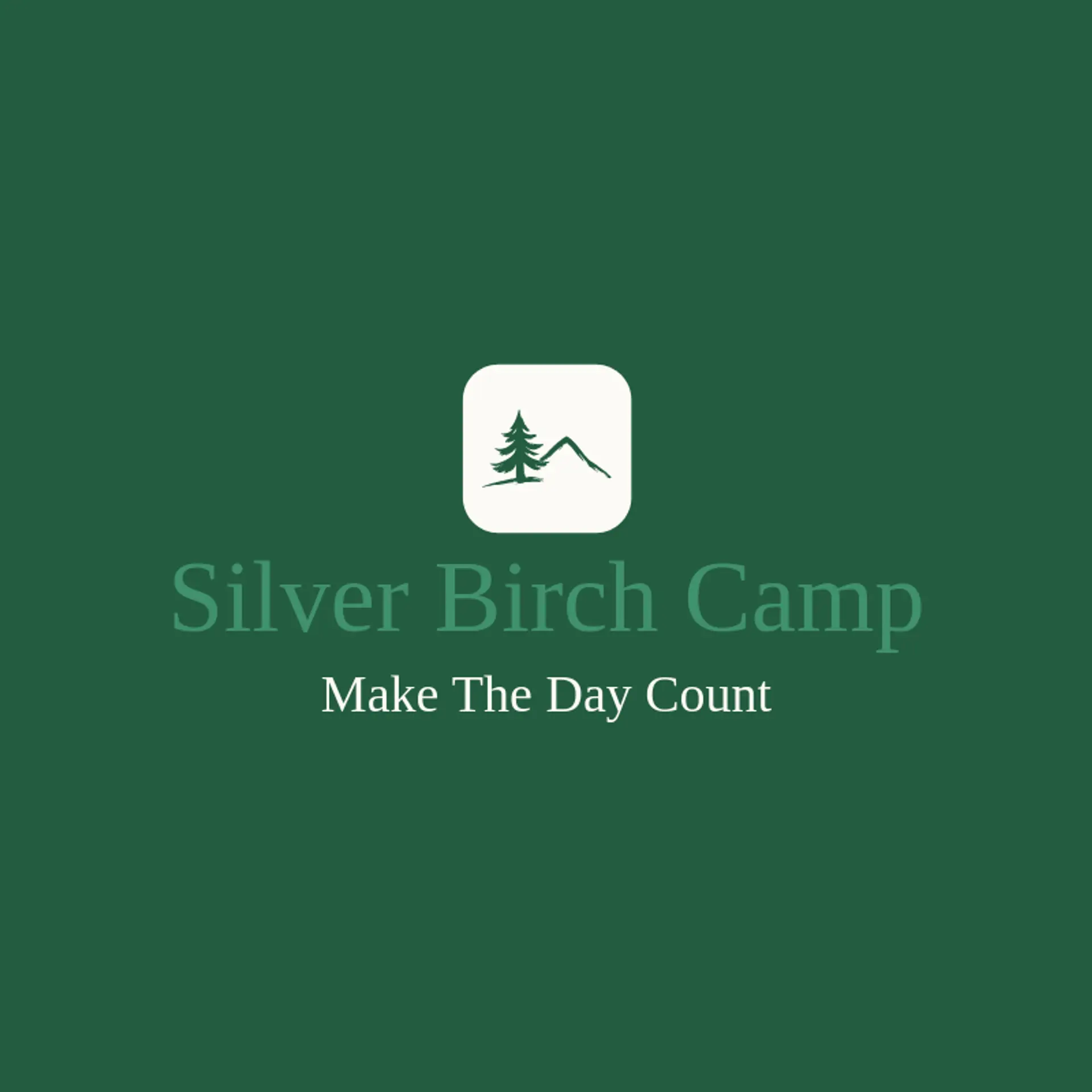Silver Birch Camp logo for camp