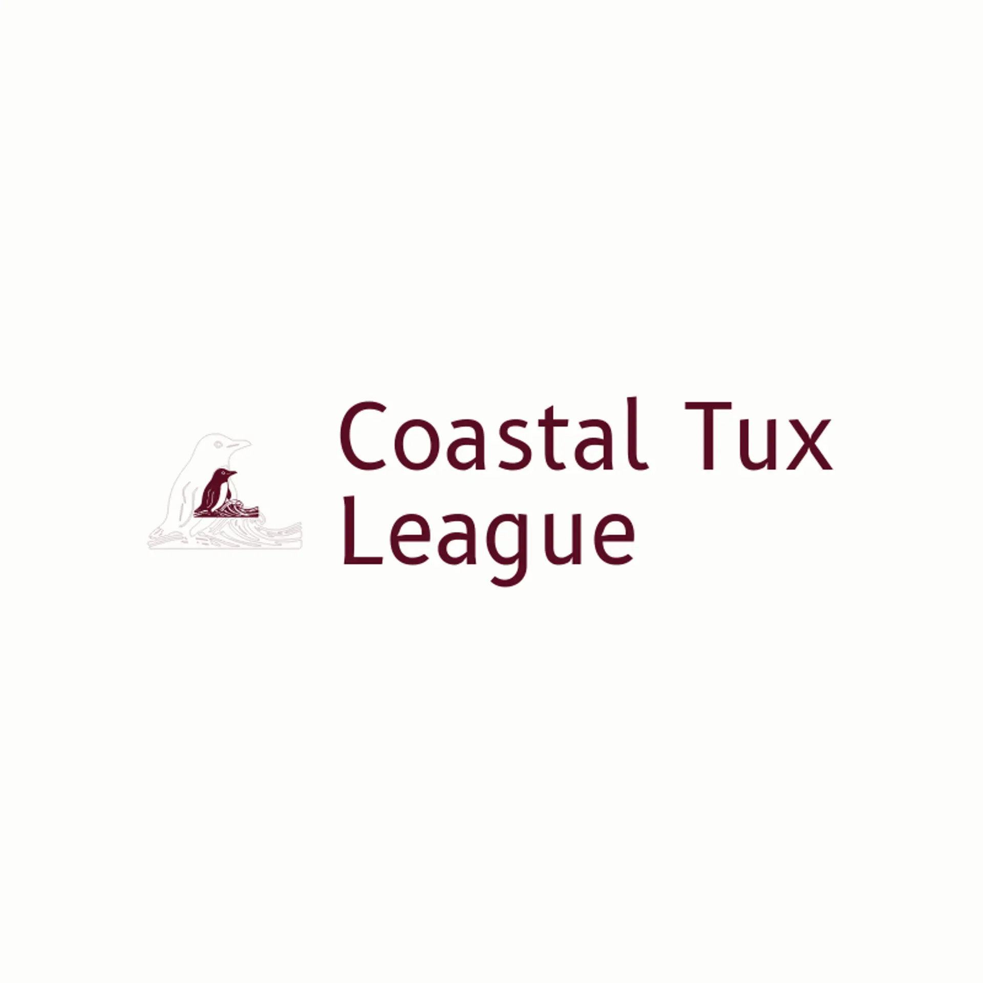 Coastal Tux League logo for penguin