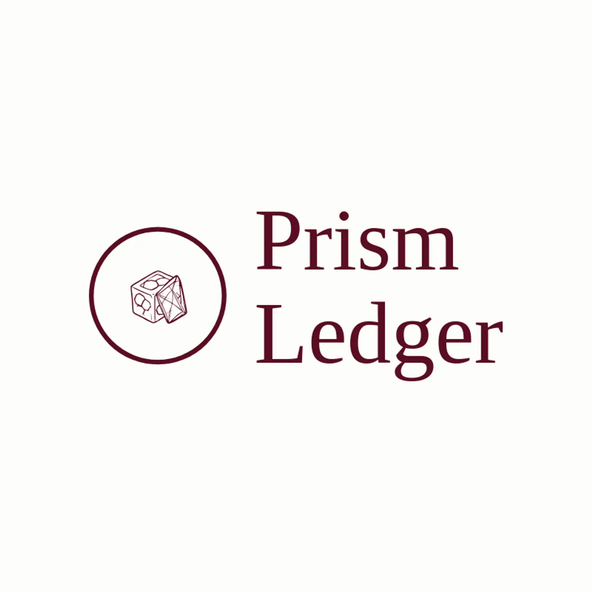 Prism Ledger logo for blockchain