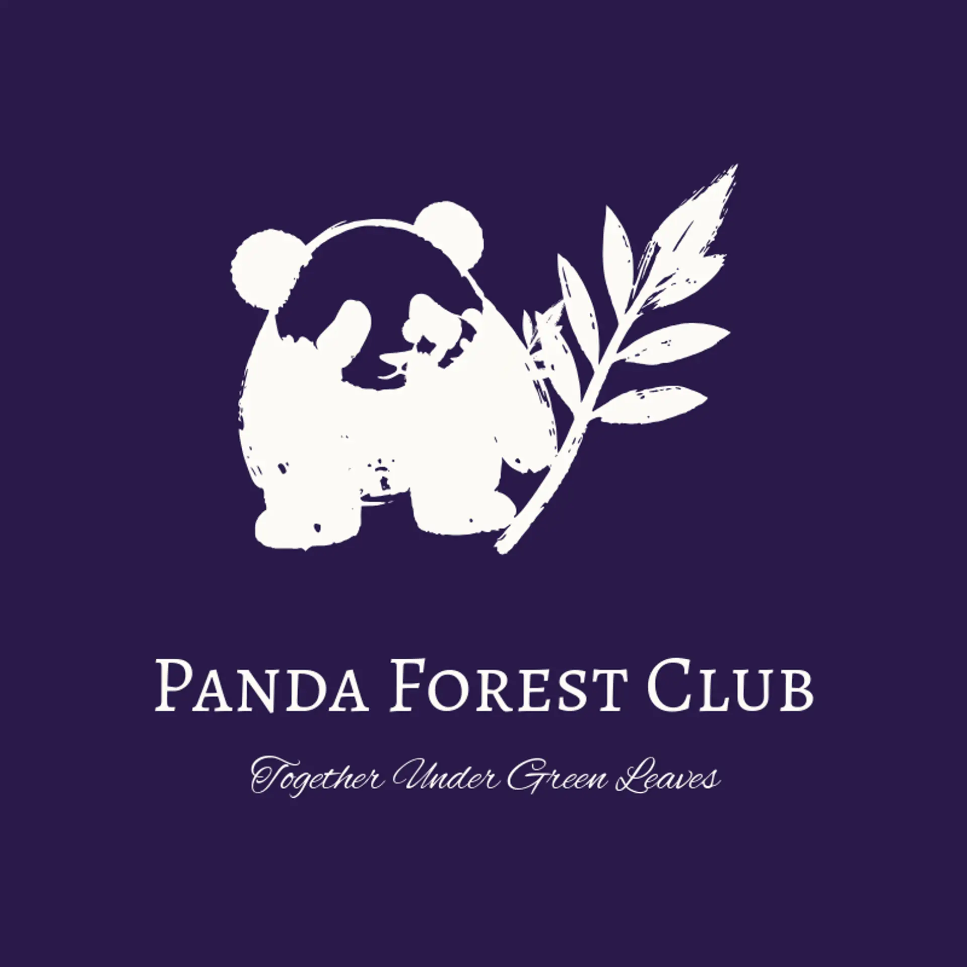 Panda Forest Club logo for panda