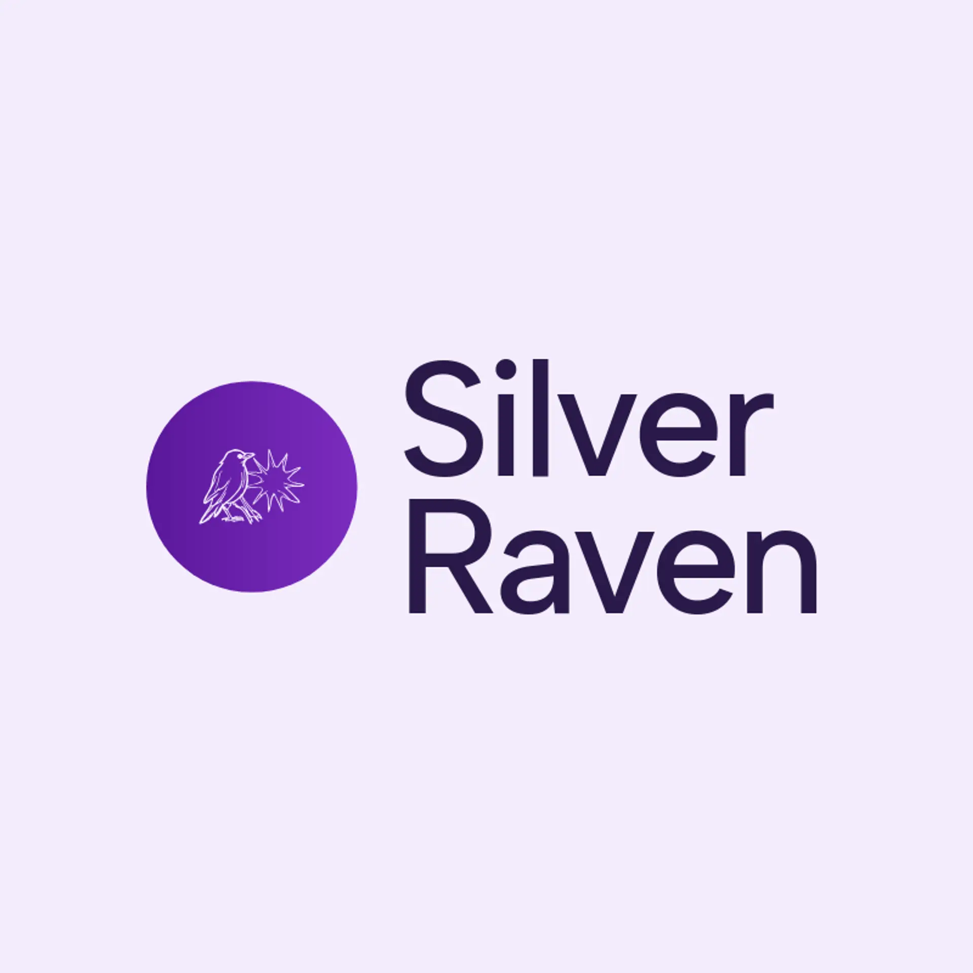 Silver Raven logo for rock