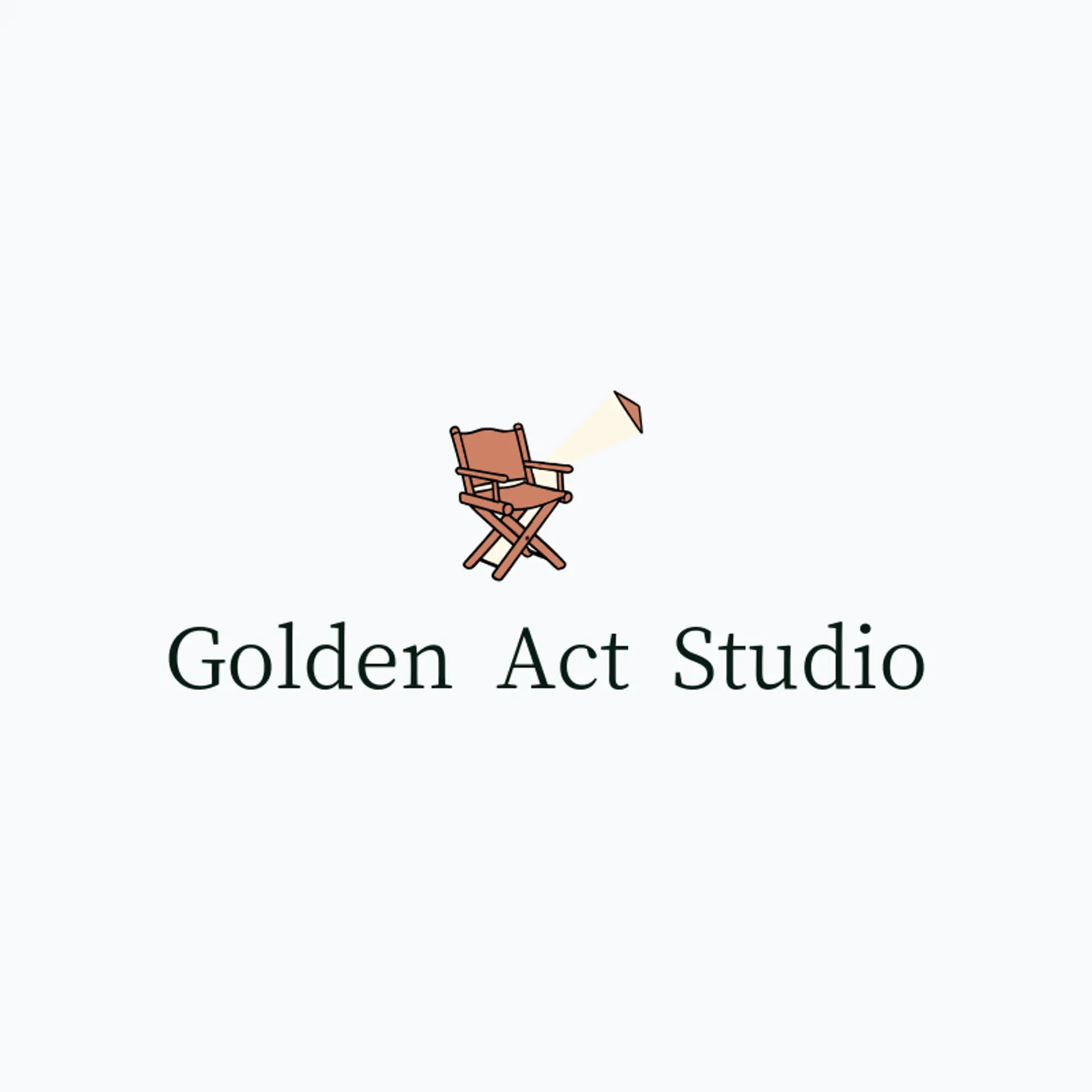 Golden Act Studio logo for theater