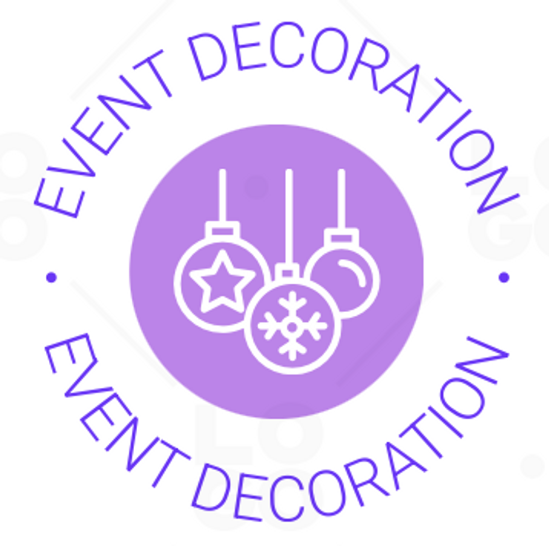 Event Decoration Logo Maker