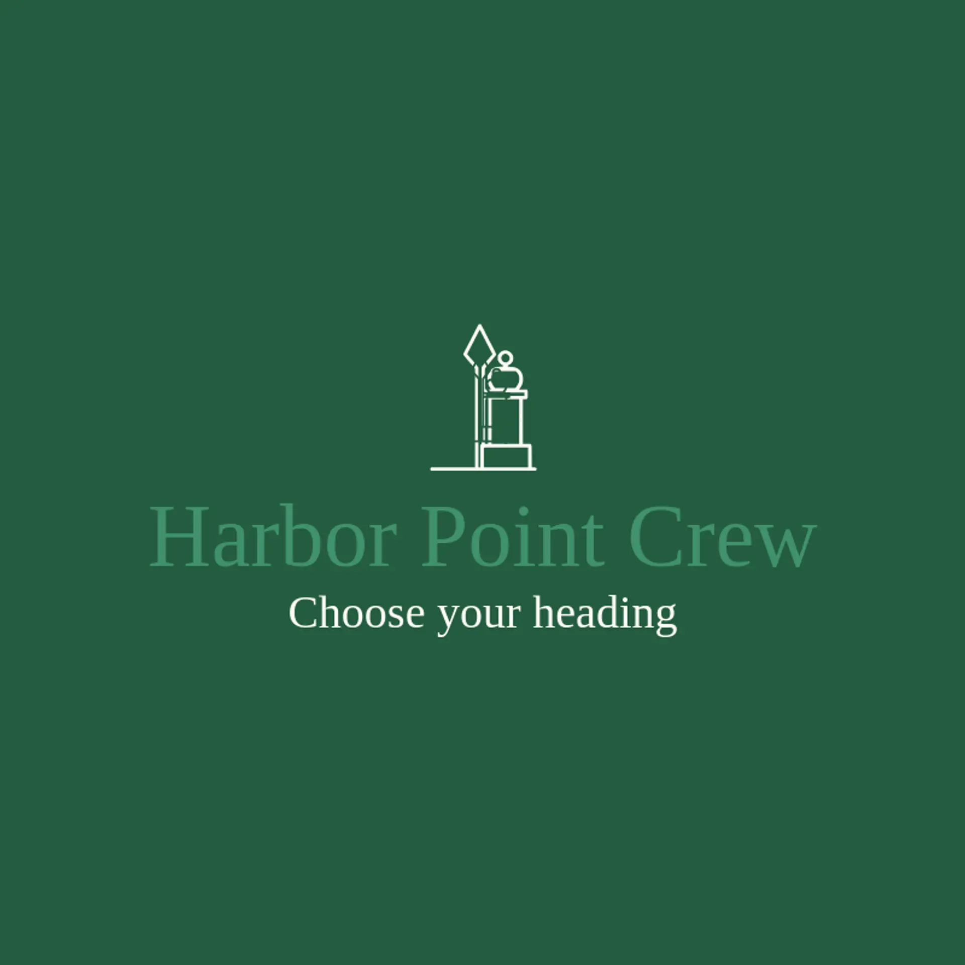 Harbor Point Crew logo for spear