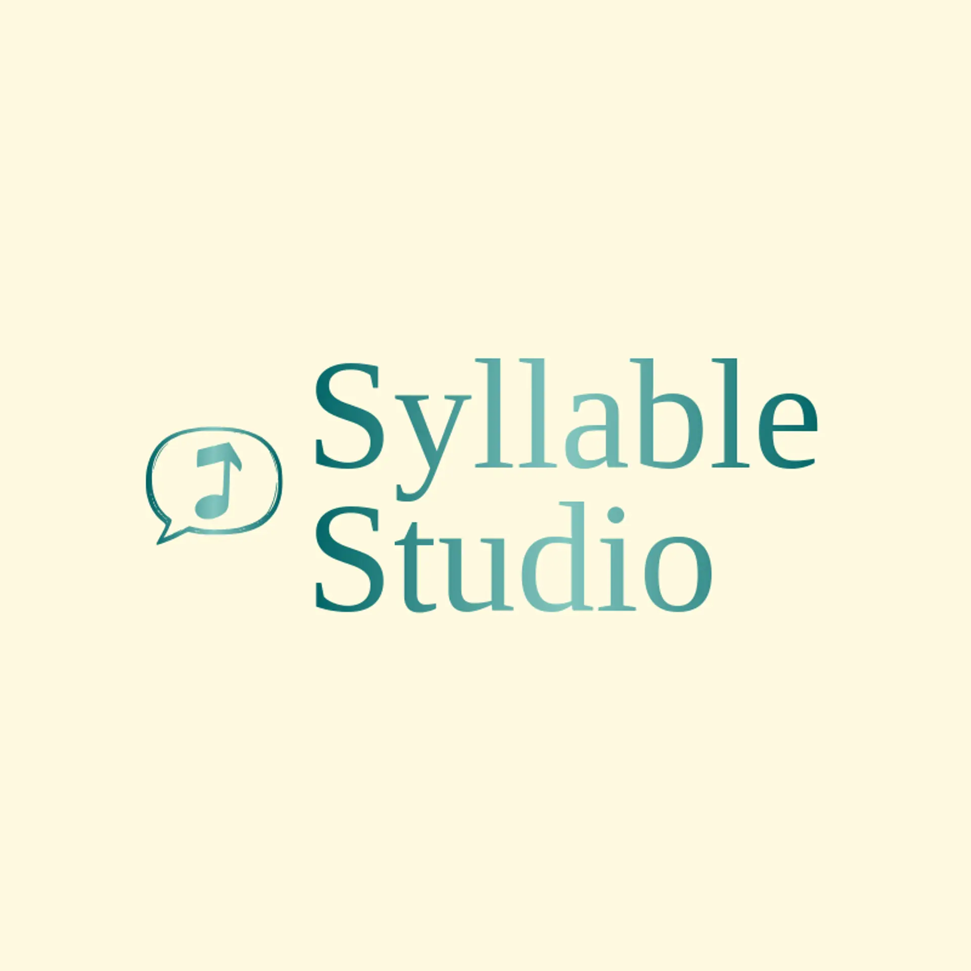 Syllable Studio logo for language