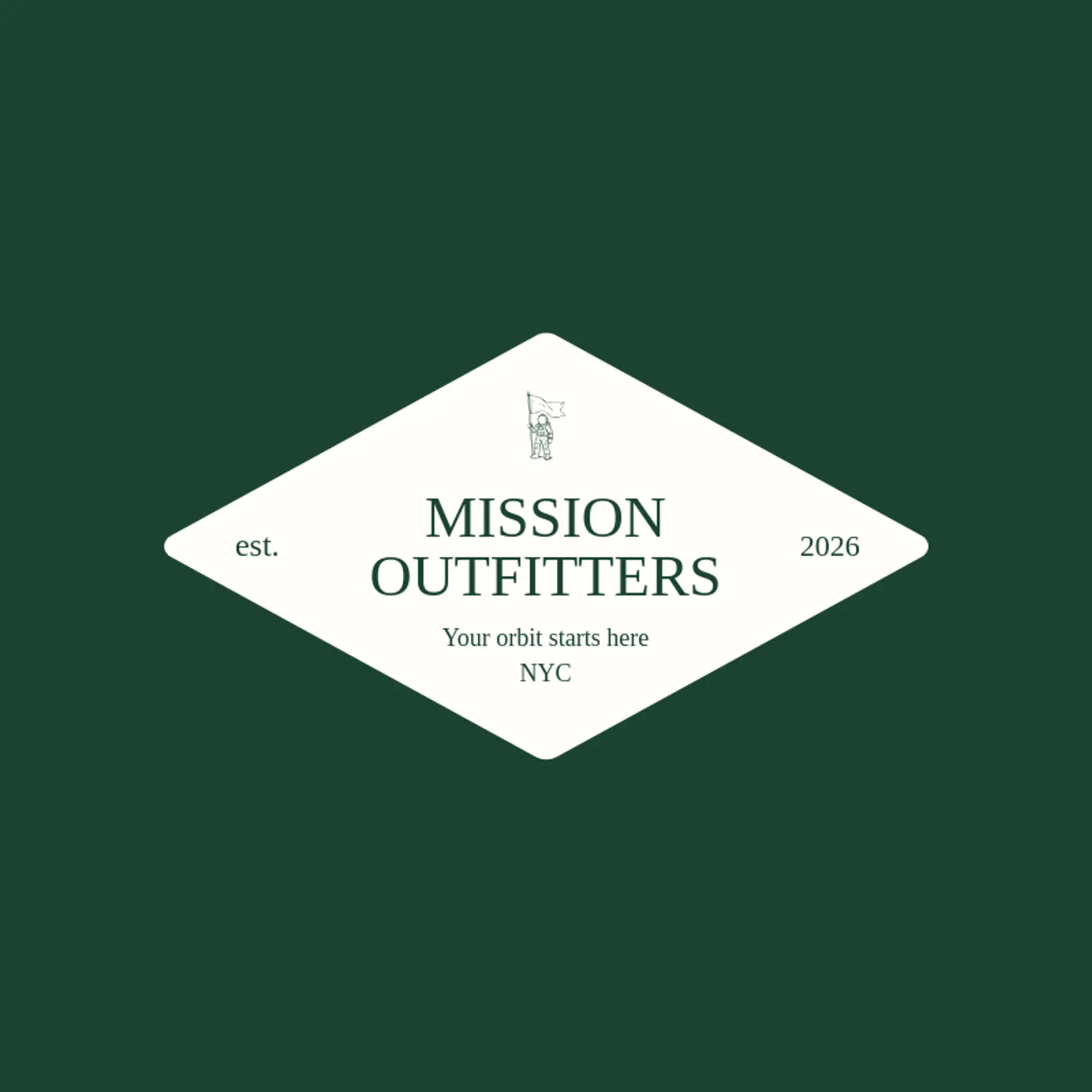 Mission Outfitters logo for astronaut