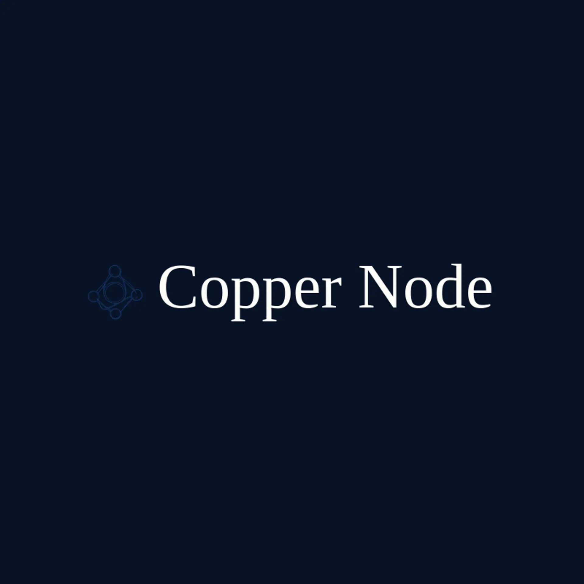 Copper Node logo for cryptocurrency