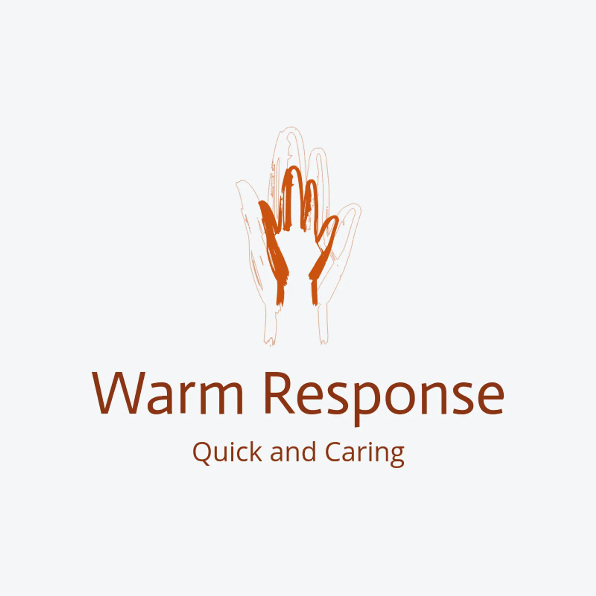 Warm Response logo for police
