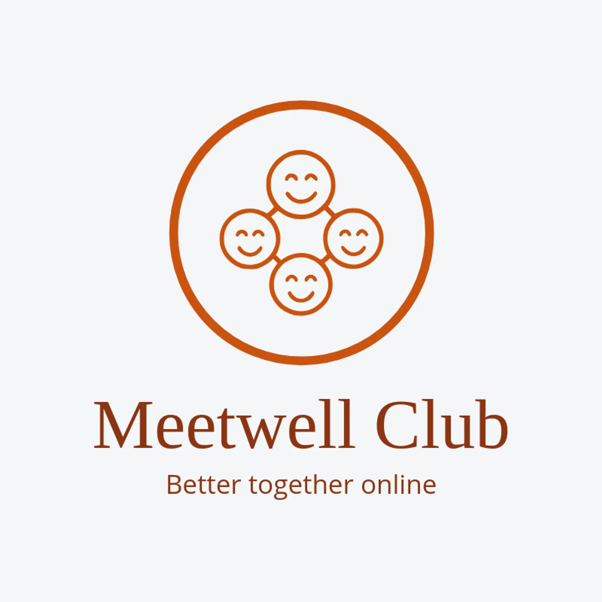 Meetwell Club logo for social