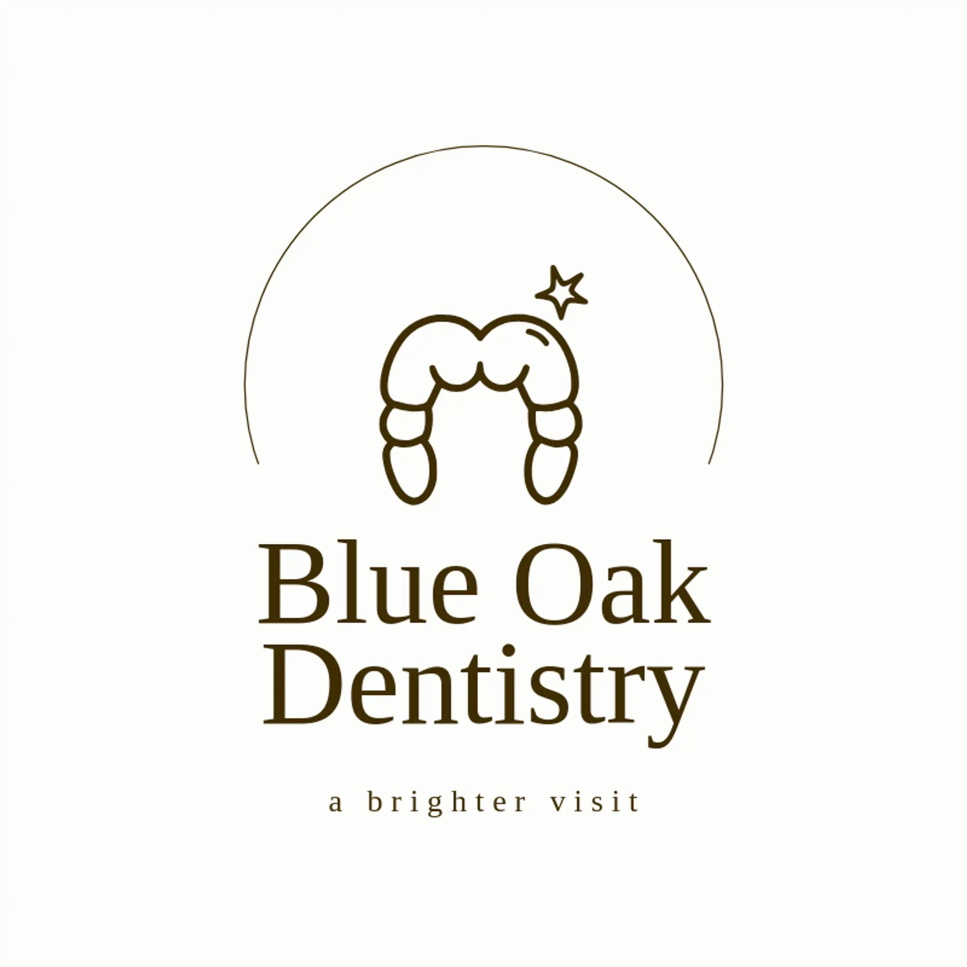 Blue Oak Dentistry logo for dentist