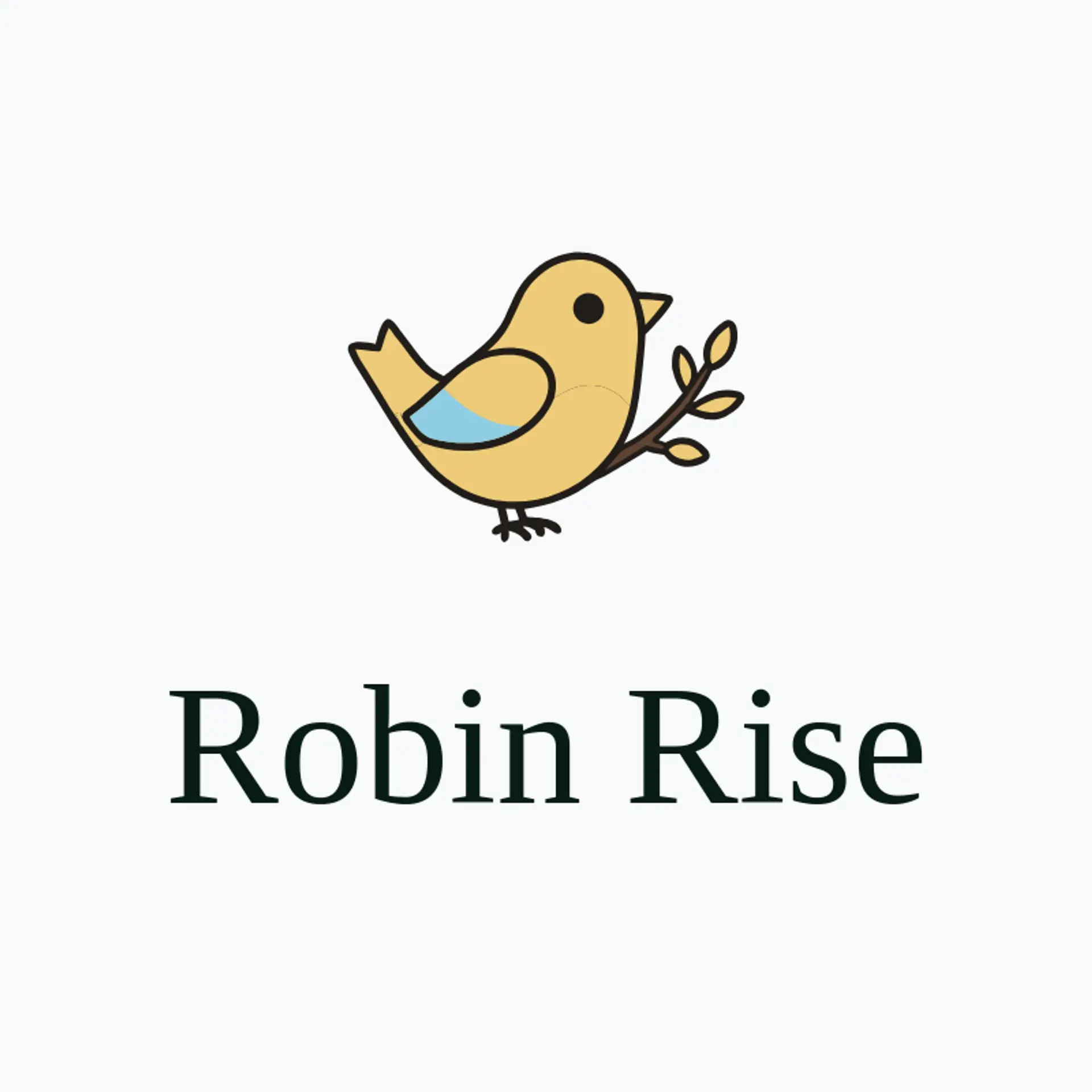 Robin Rise logo for spring