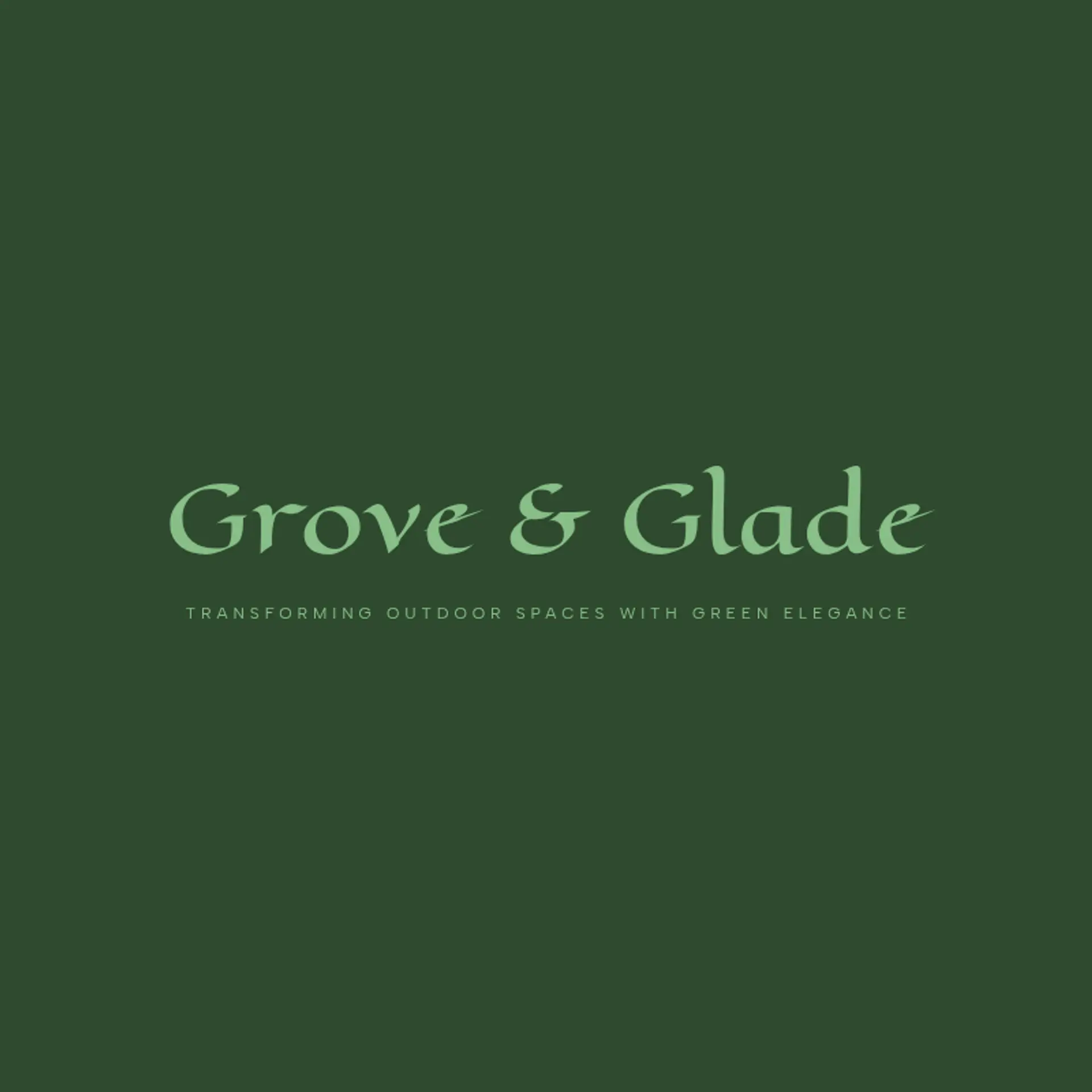 Grove & Glade logo for cool landscaping