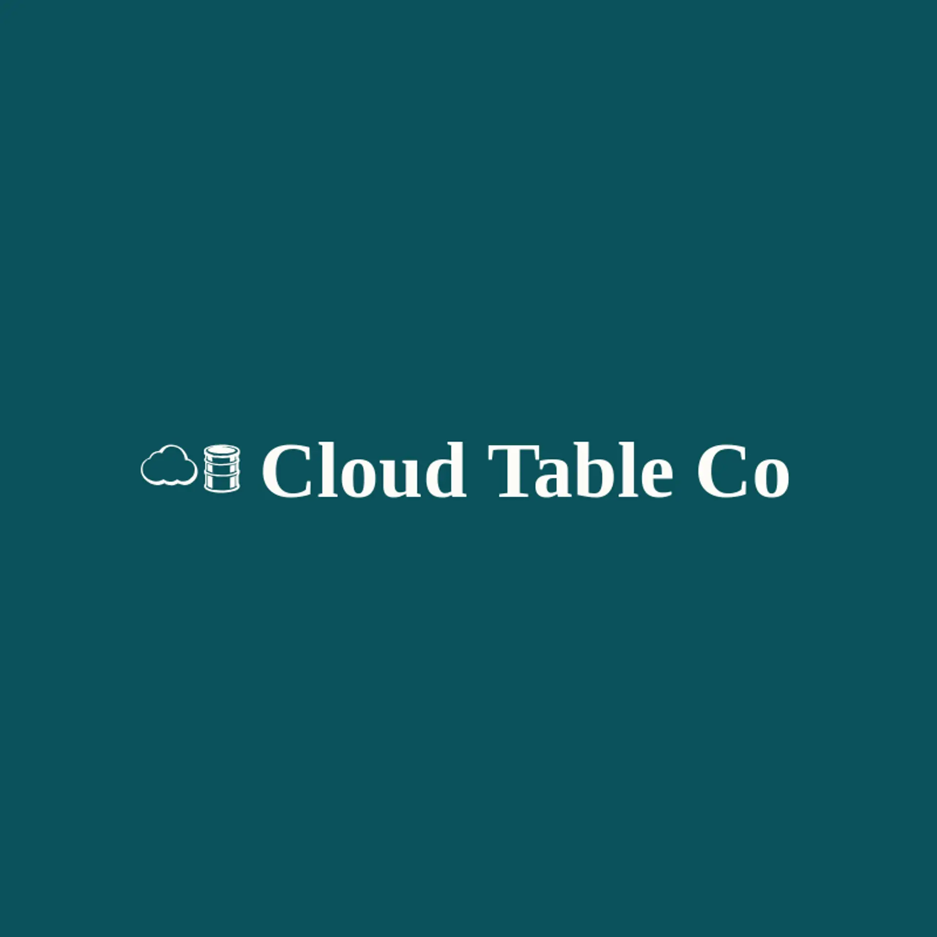 Cloud Table Co logo for database