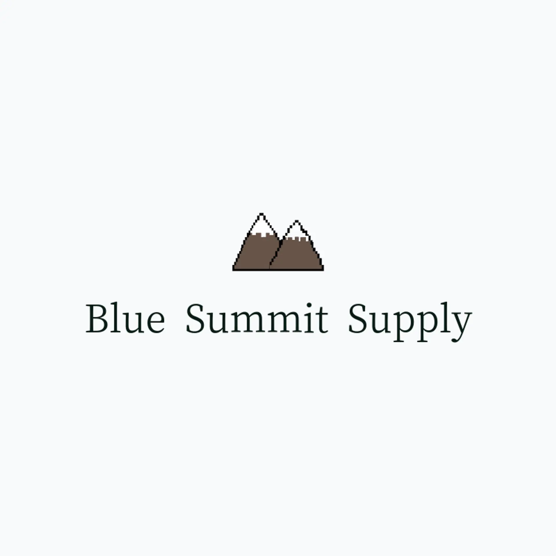 Blue Summit Supply logo for mountain