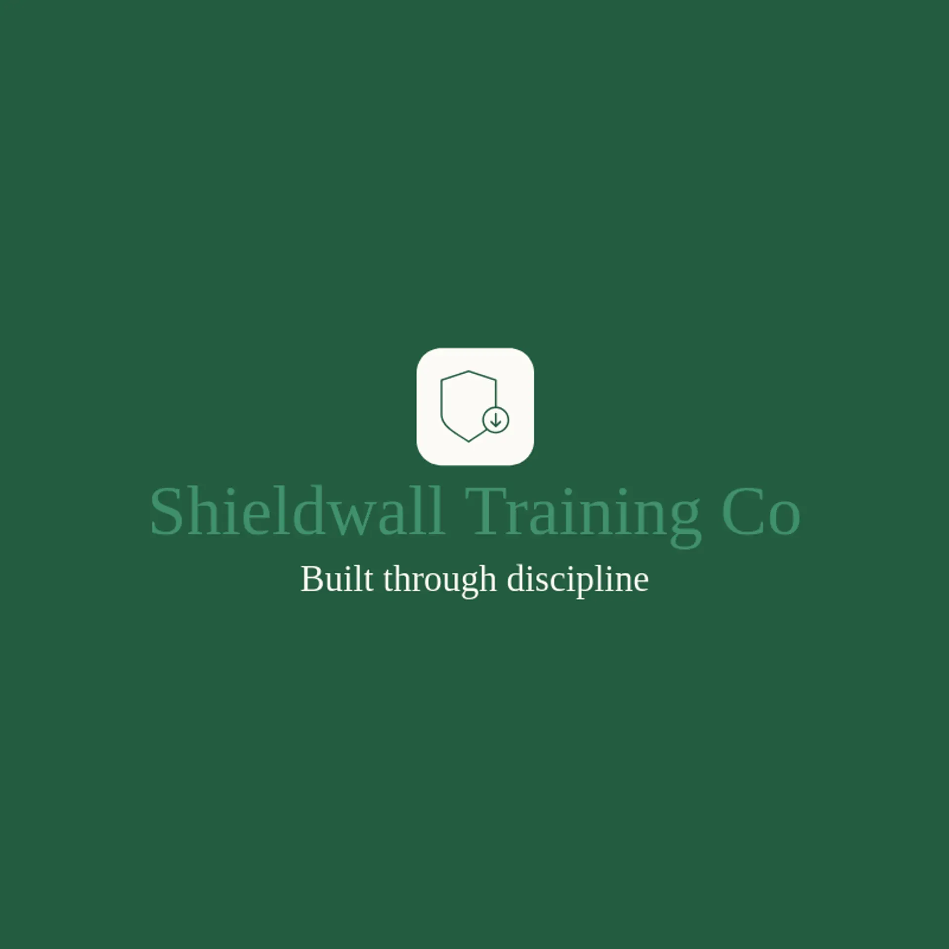 Shieldwall Training Co logo for trojan