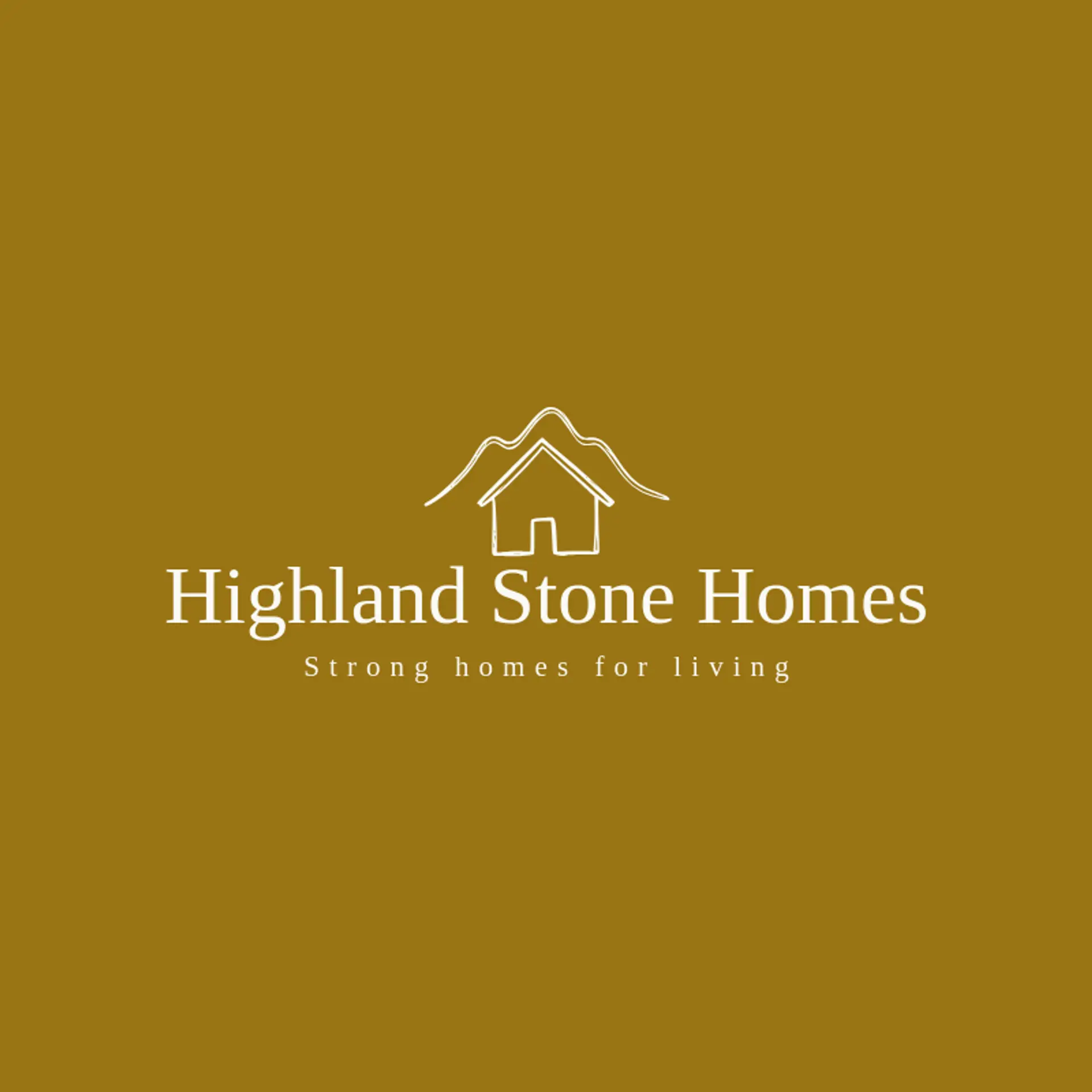 Highland Stone Homes logo for home builder