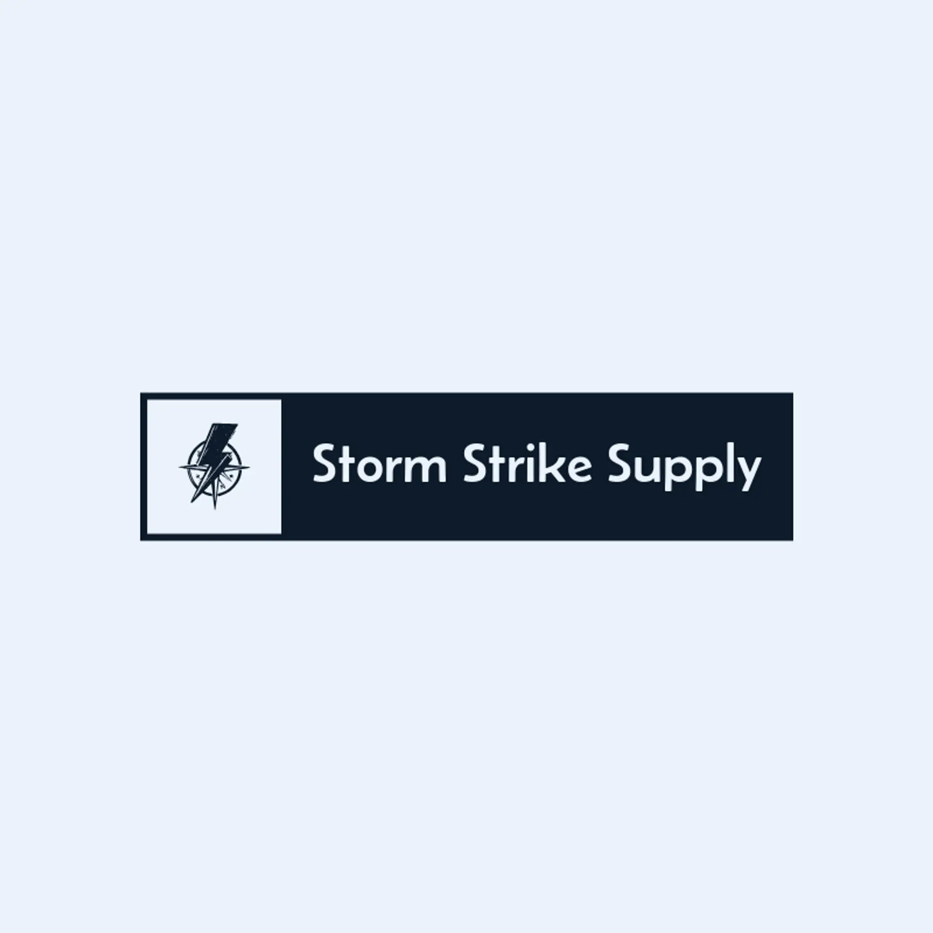 Storm Strike Supply logo for storm