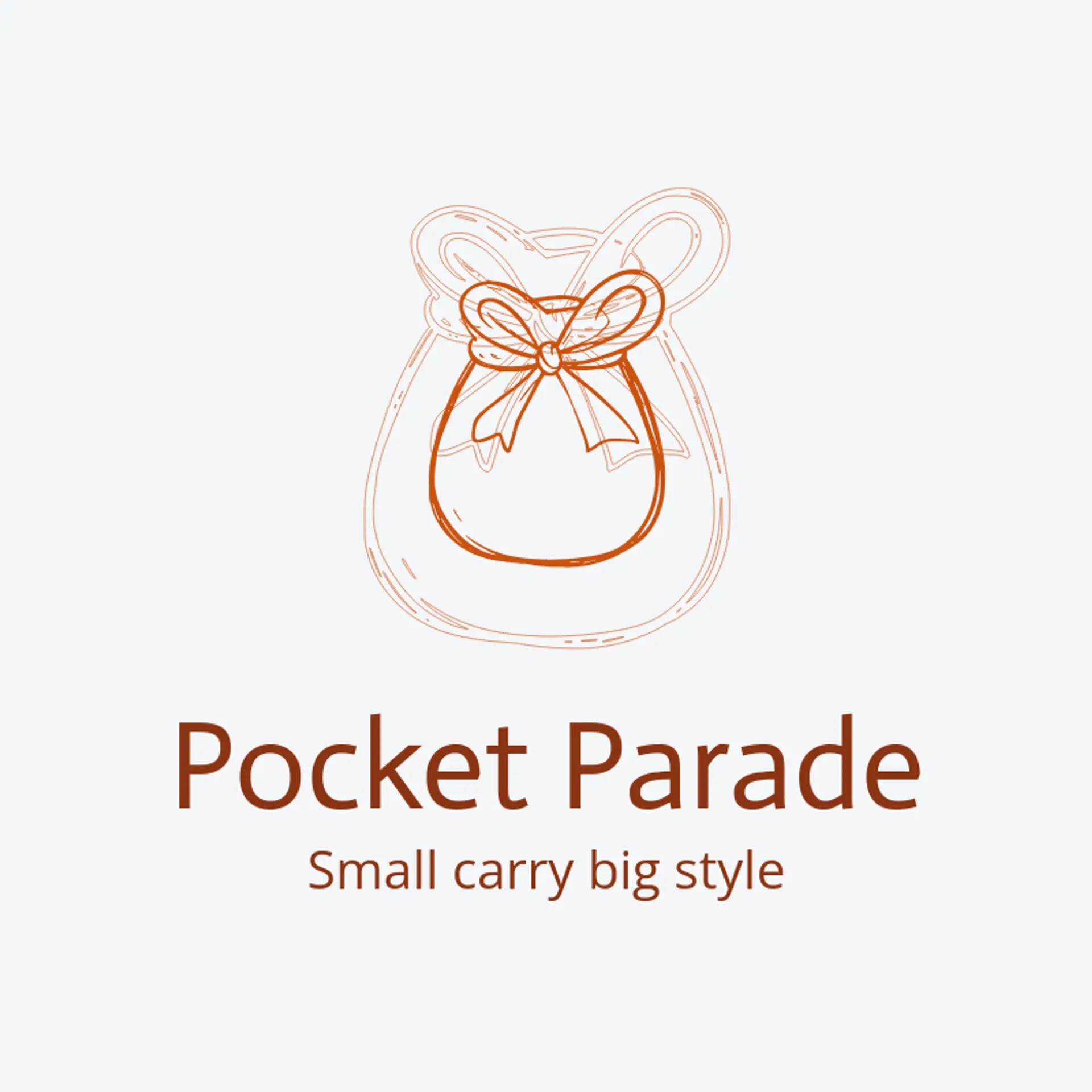 Pocket Parade logo for bag
