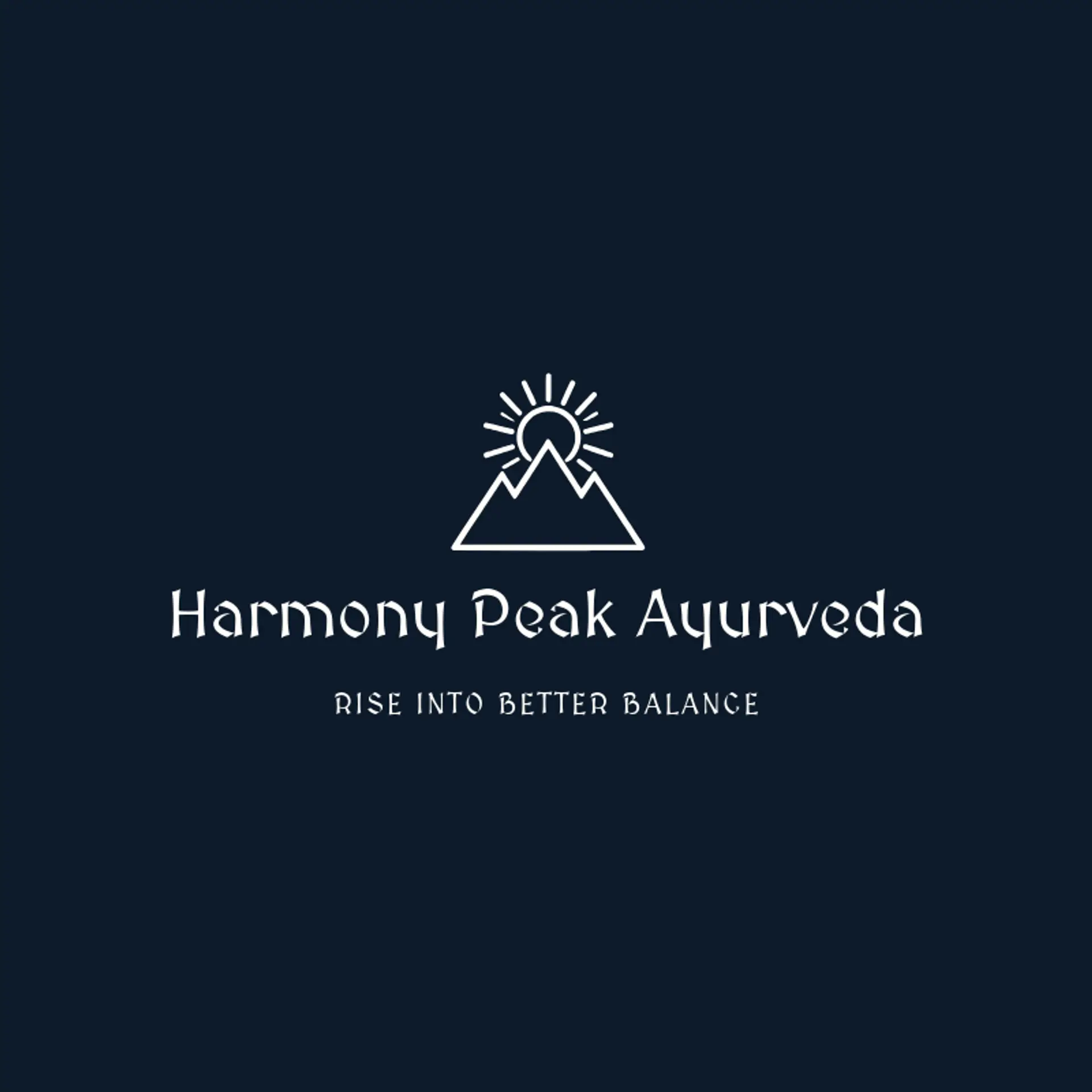 Harmony Peak Ayurveda logo for ayurvedic