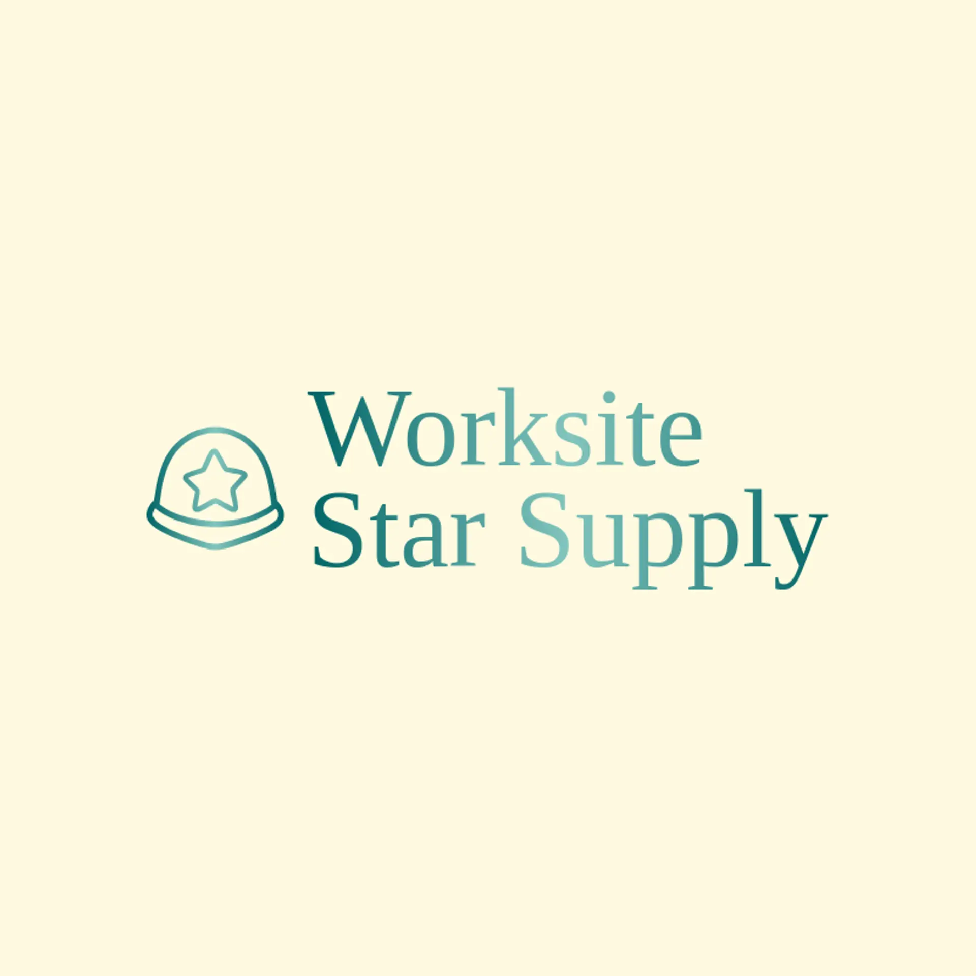 Worksite Star Supply logo for helmet
