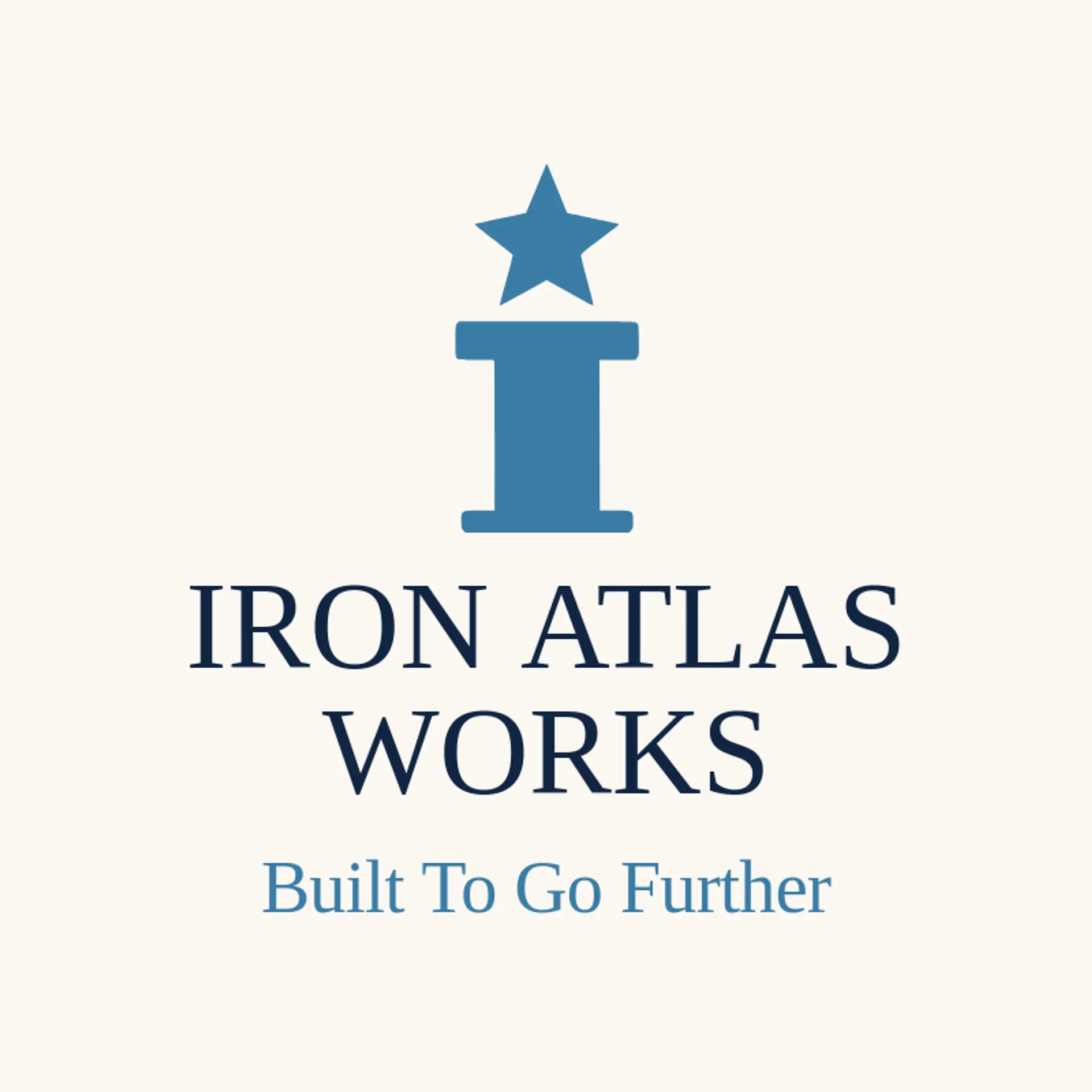 Iron Atlas Works logo for iron