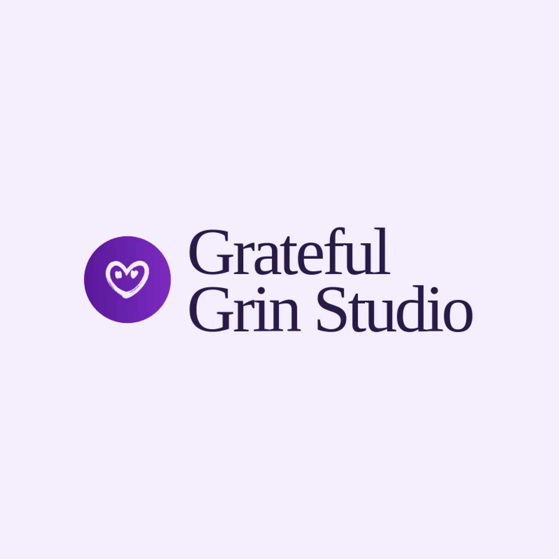 Grateful Grin Studio logo for emoji