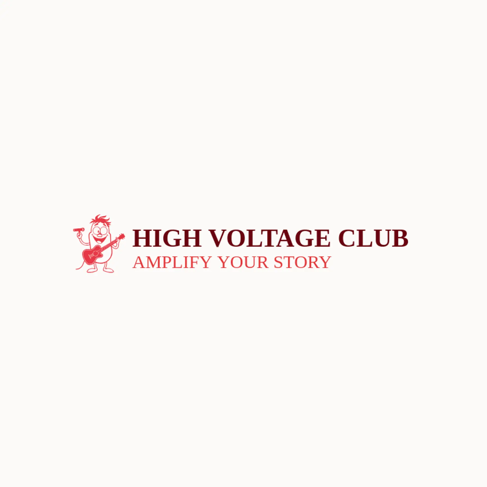 High Voltage Club logo for rockstar