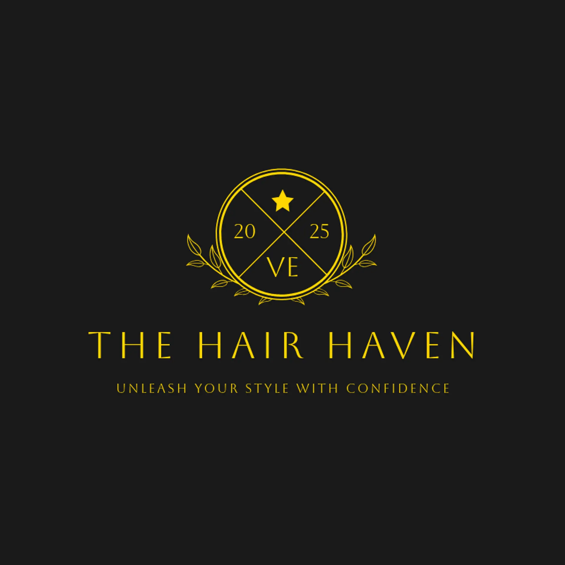Vibe & Volume logo for creative hair salon