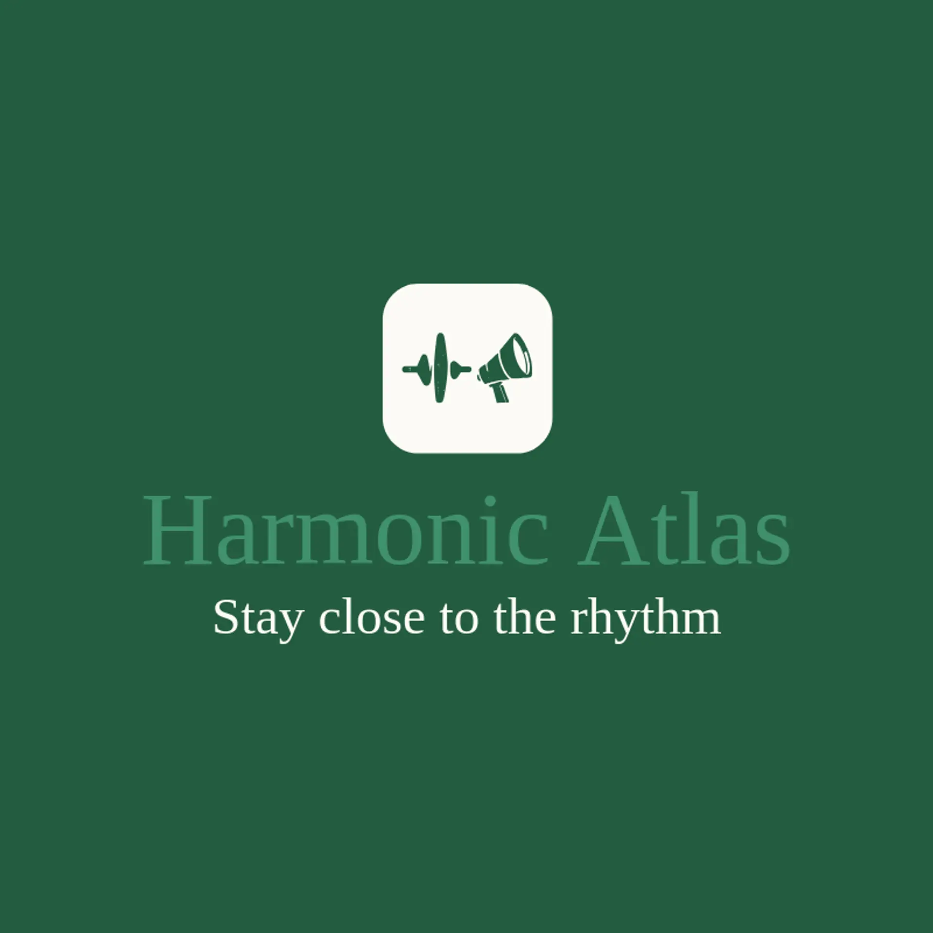 Harmonic Atlas logo for sound wave