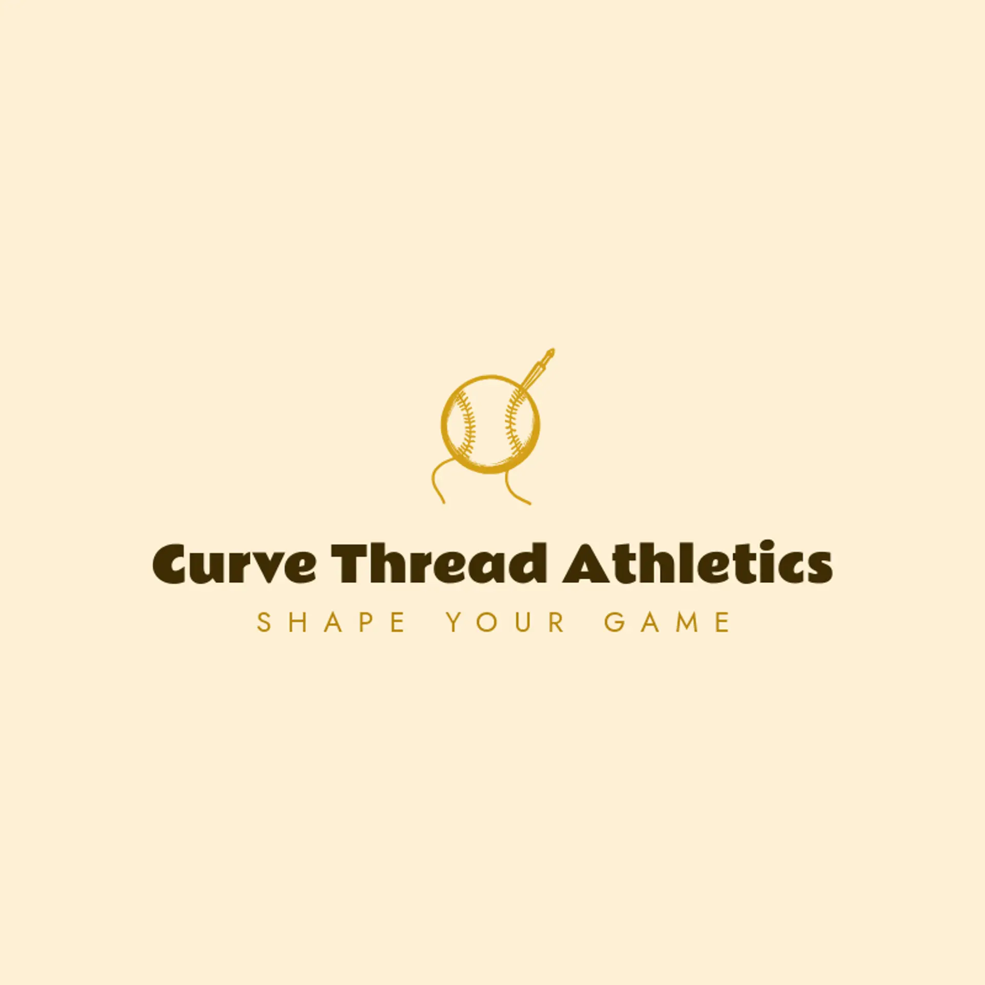 Curve Thread Athletics logo for softball