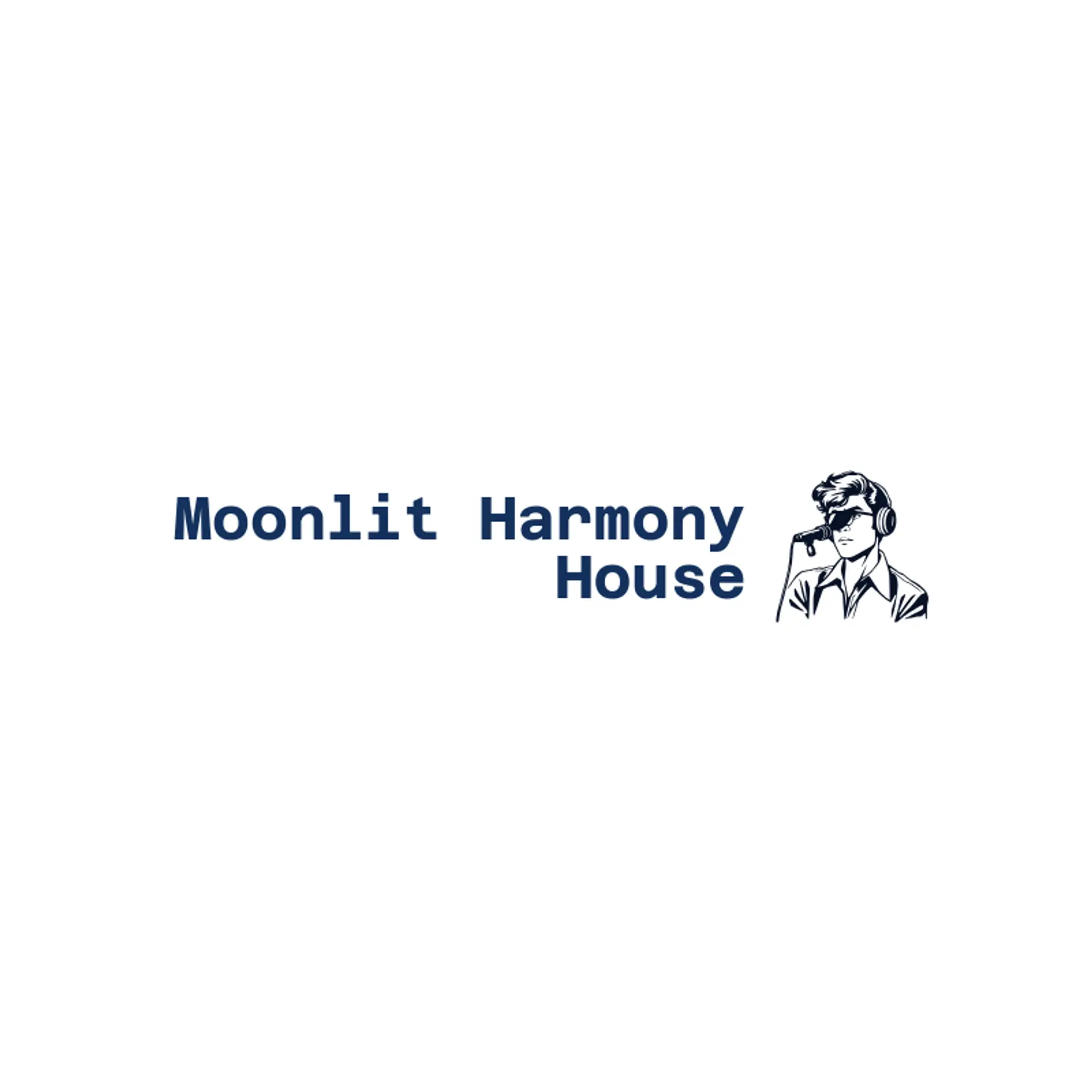Moonlit Harmony House logo for singer