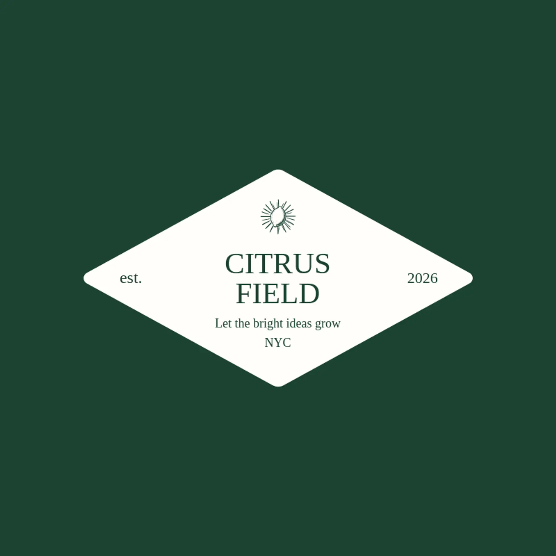 Citrus Field logo for lemon