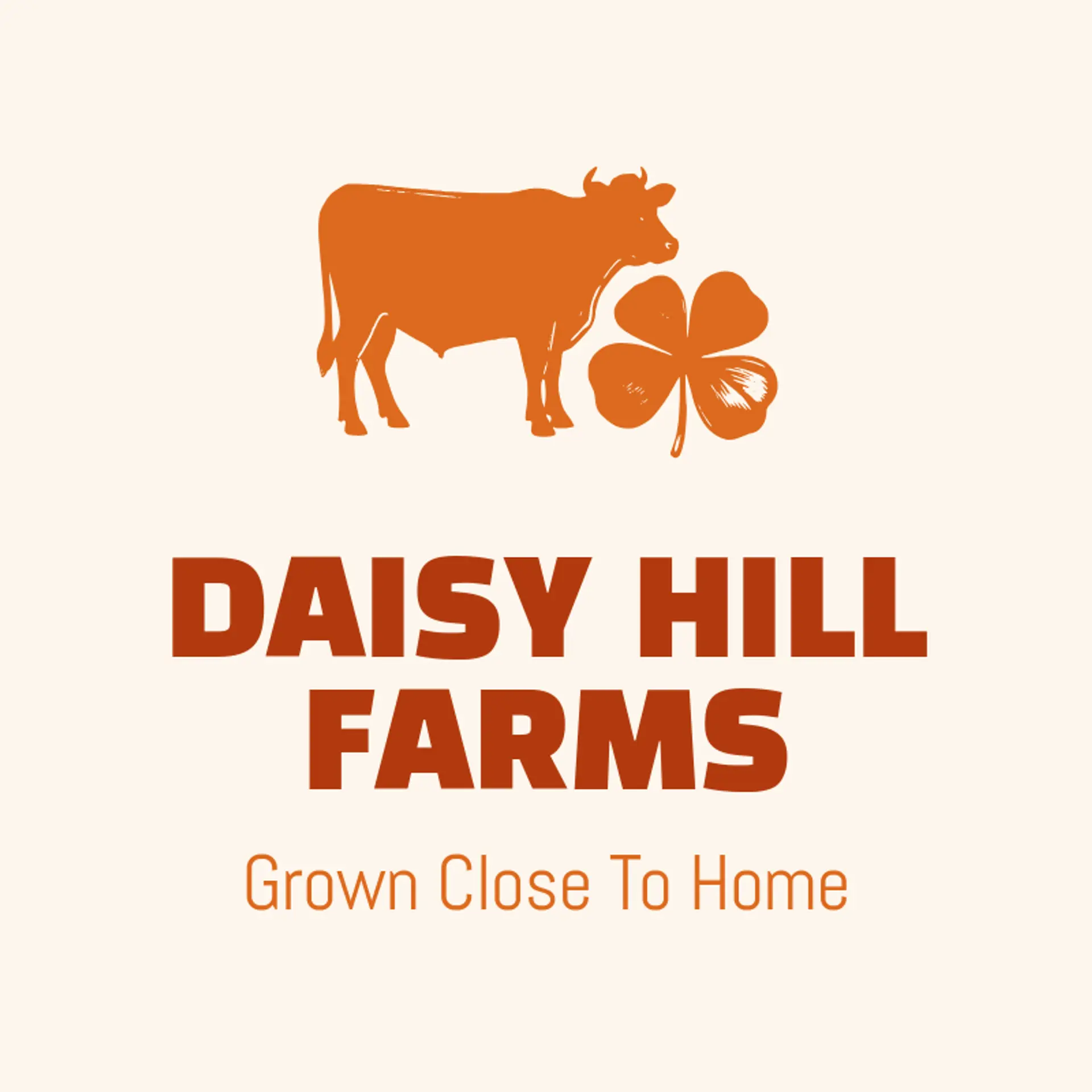 Daisy Hill Farms logo for cow