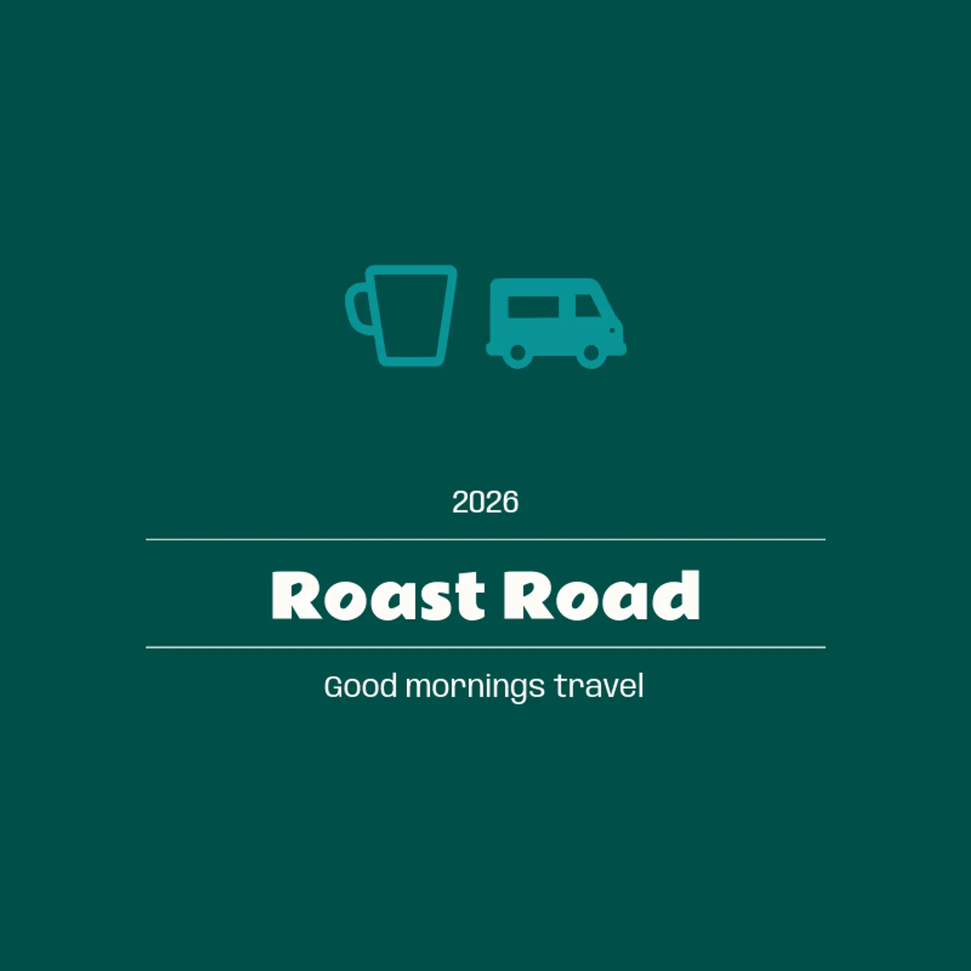 Roast Road logo for food truck