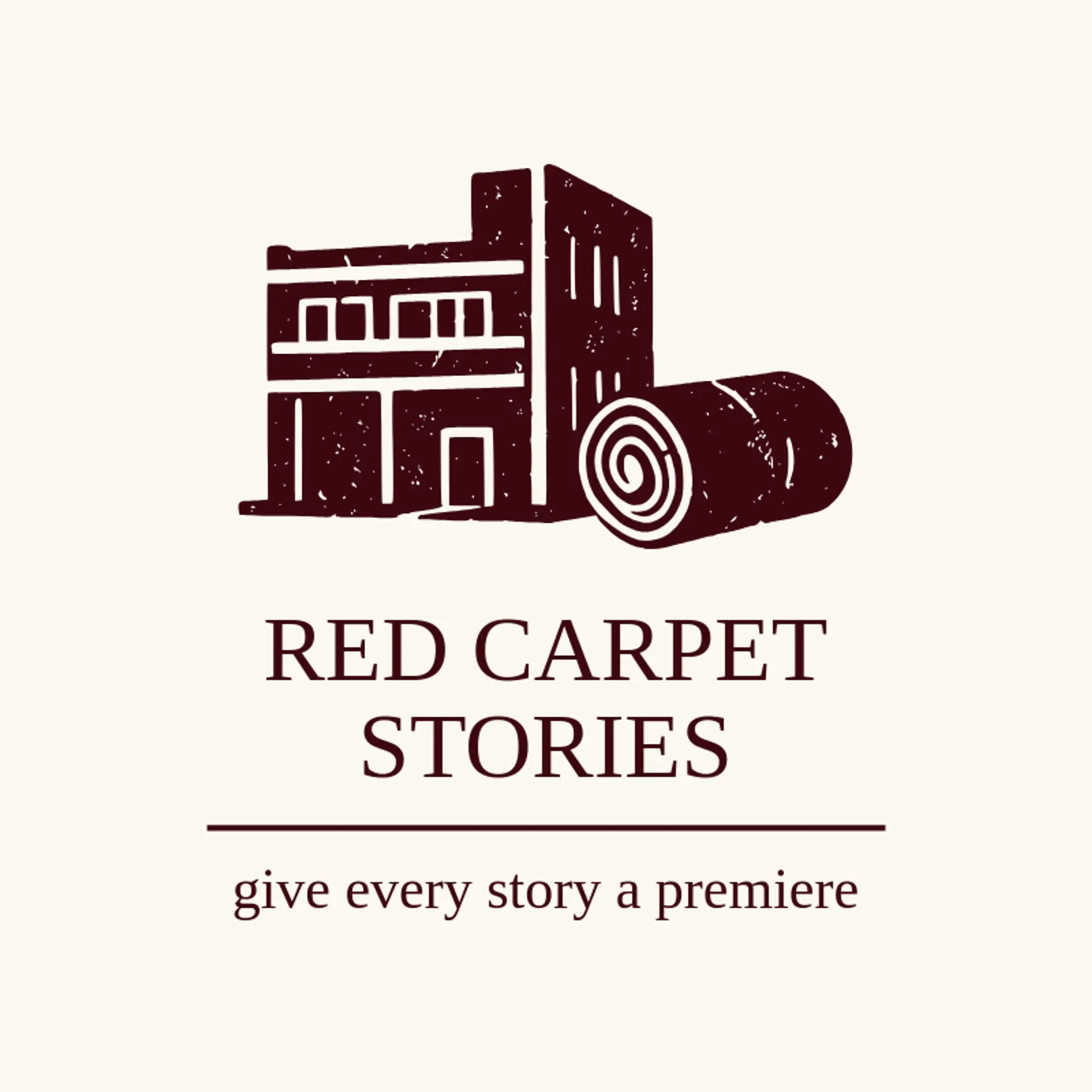 Red Carpet Stories logo for movie studio