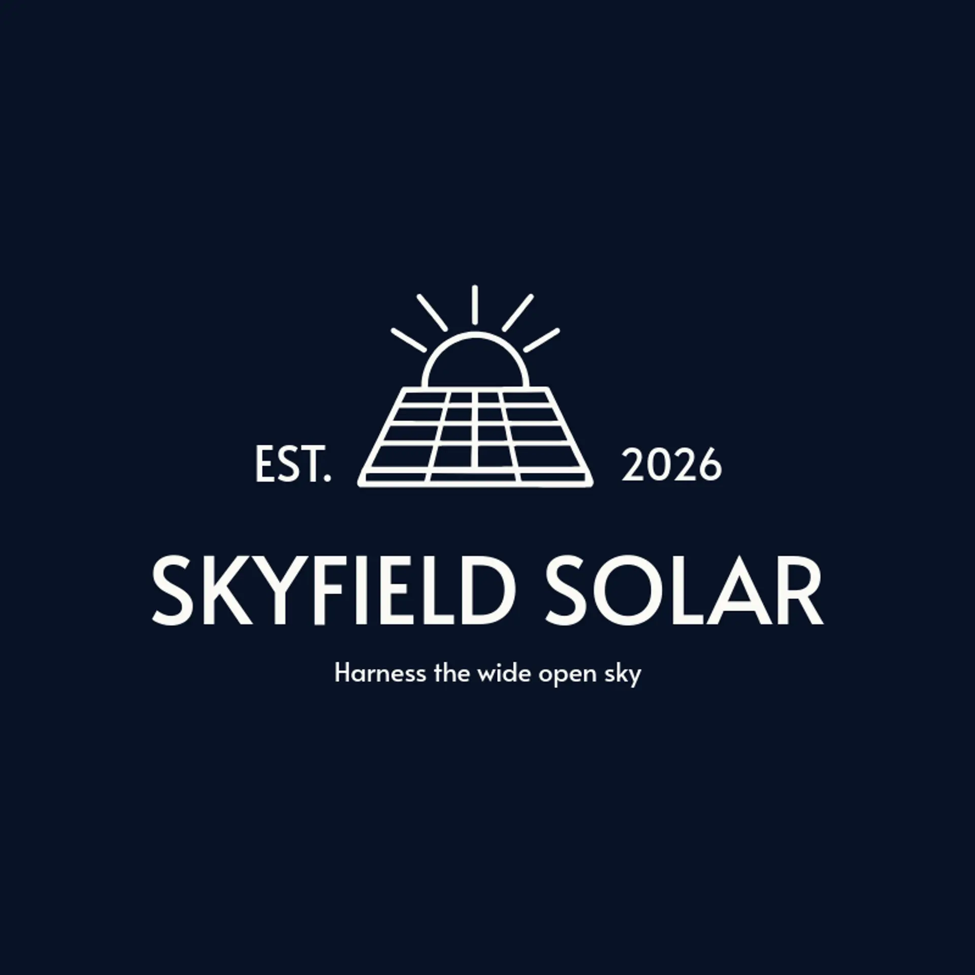 Skyfield Solar logo for solar