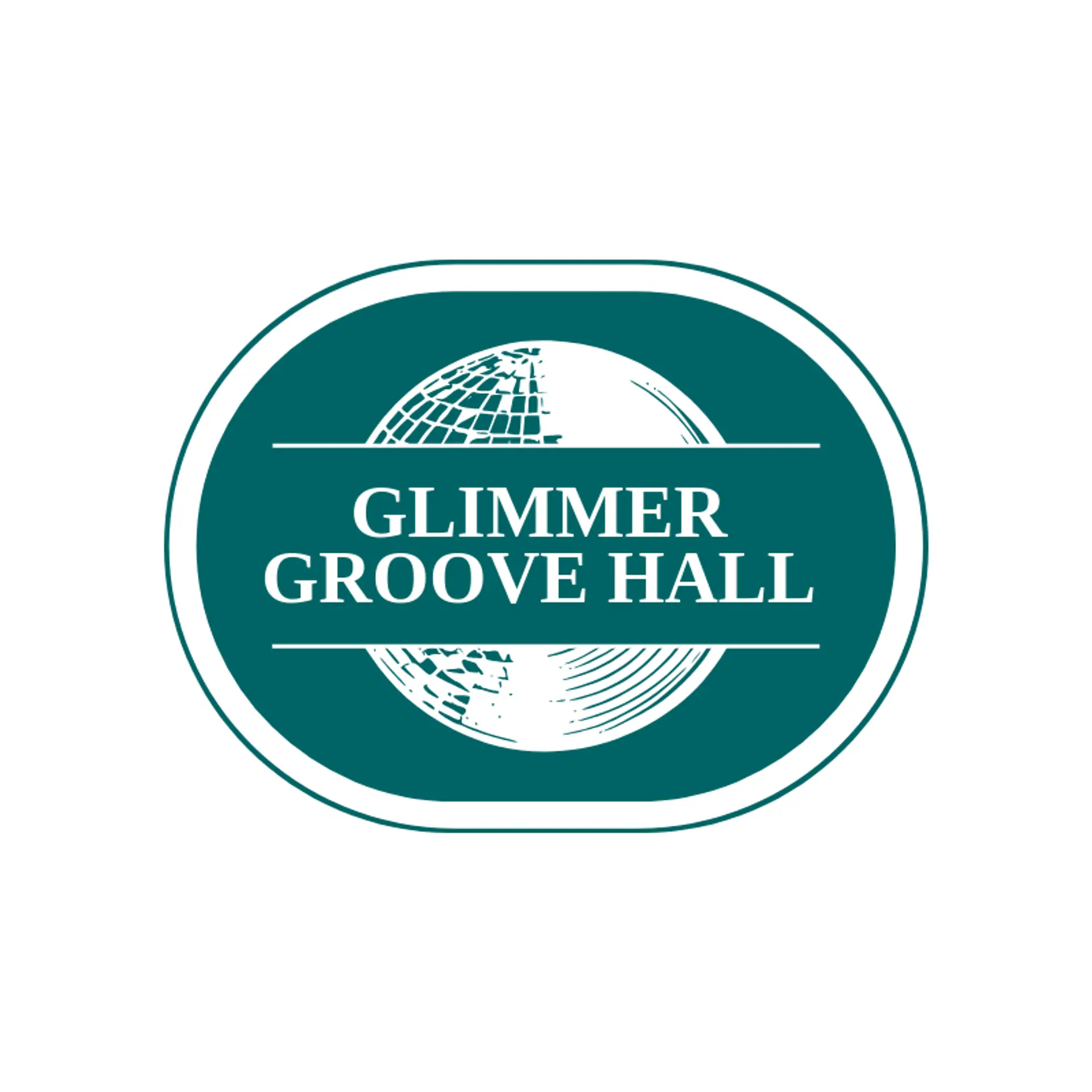 Glimmer Groove Hall logo for disco