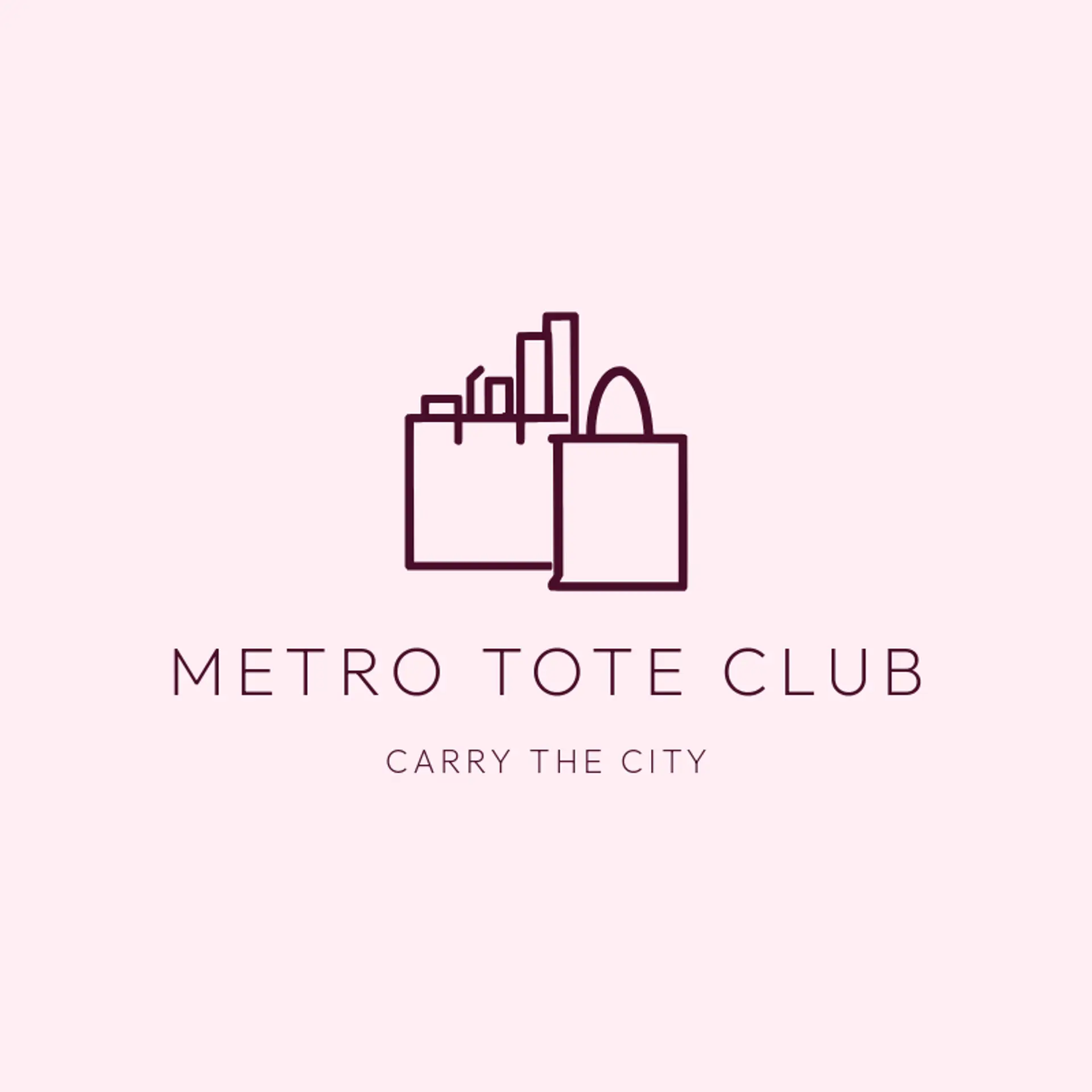 Metro Tote Club logo for bag