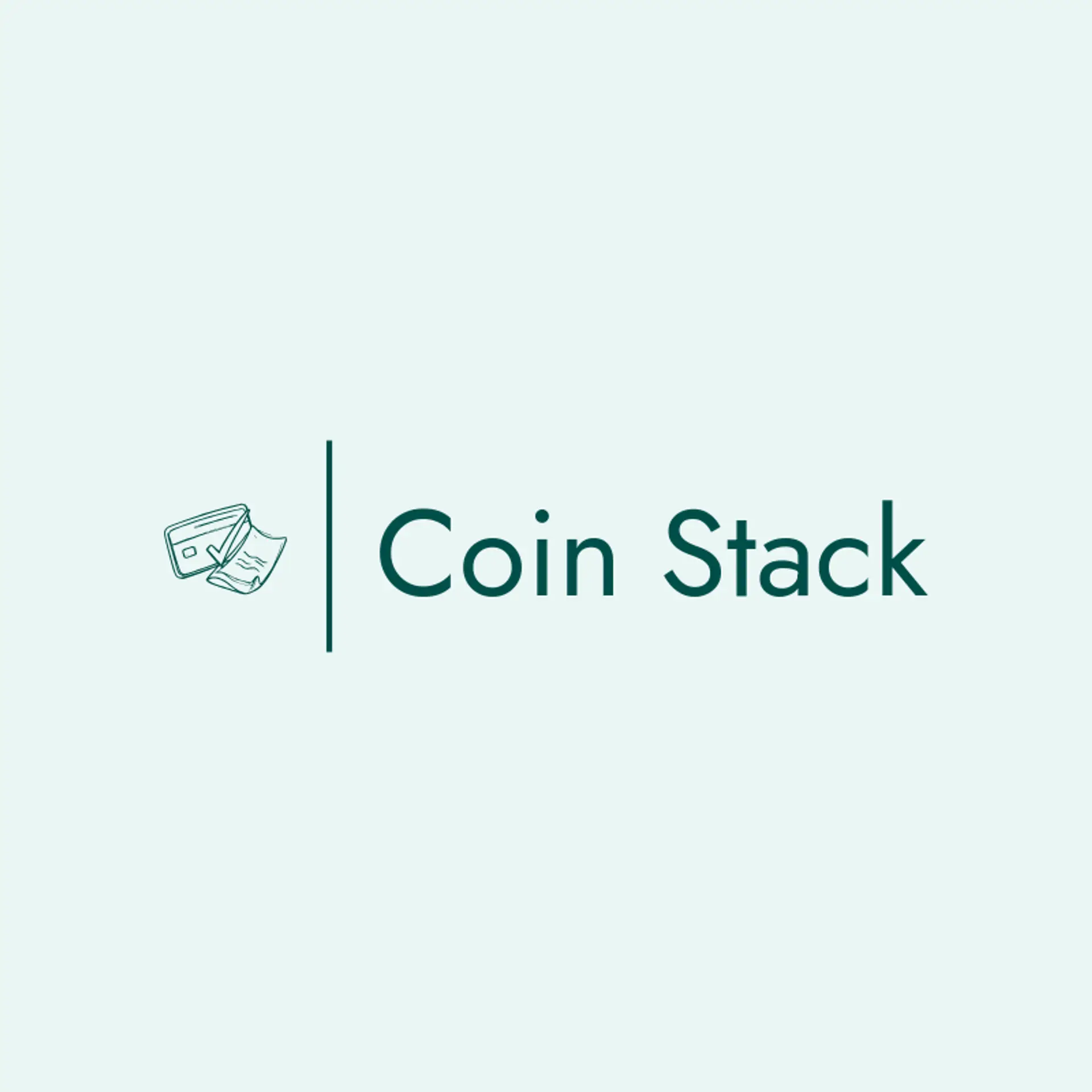 Coin Stack logo for bill