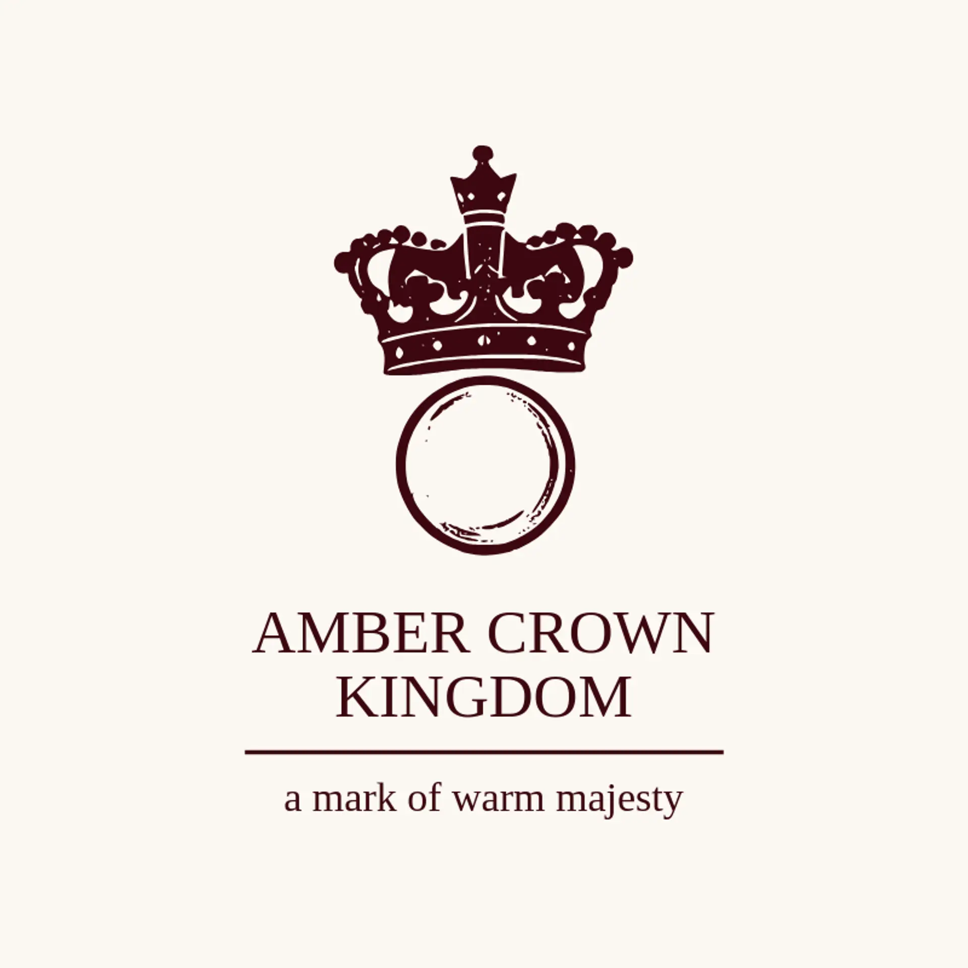 Amber Crown Kingdom logo for kingdom