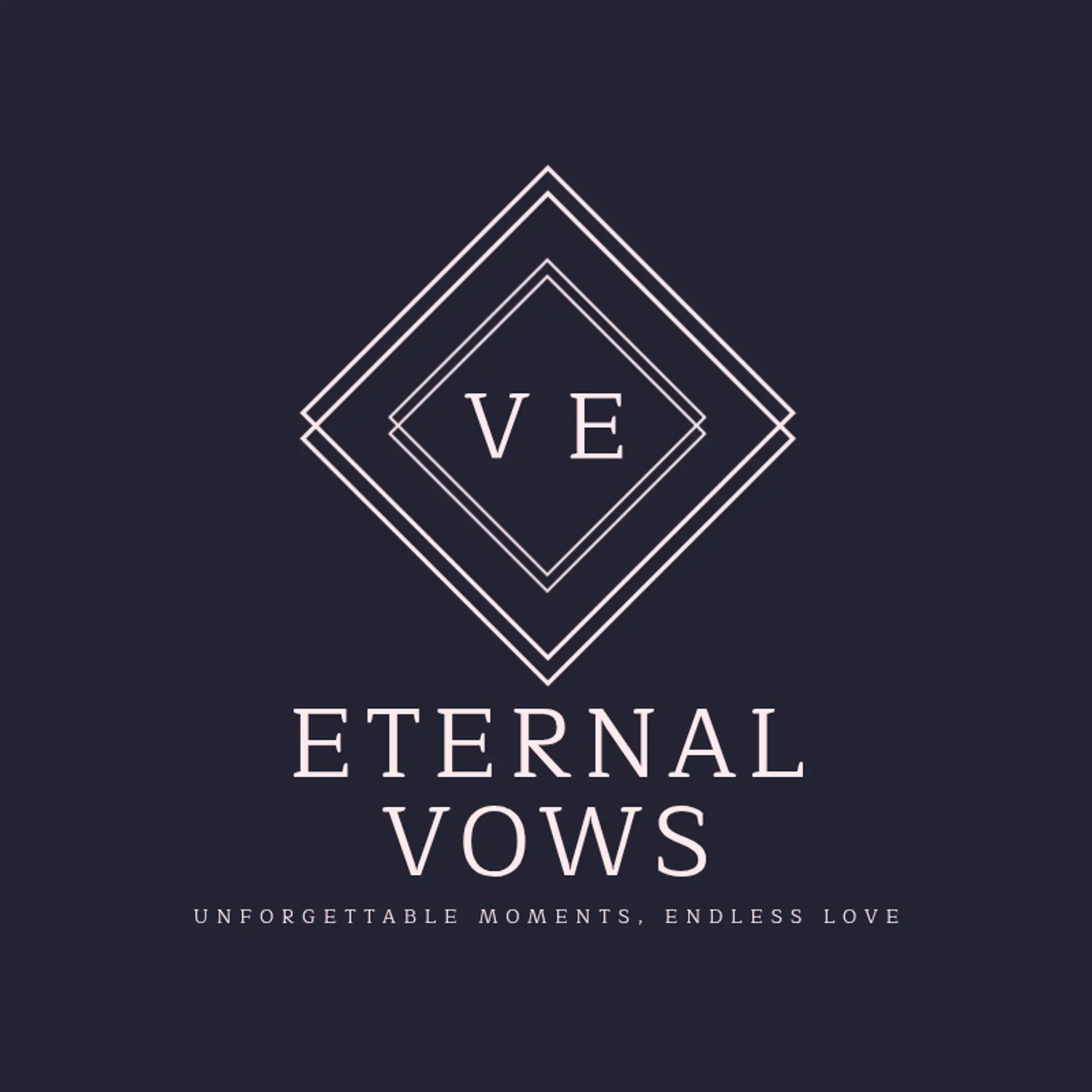 Everlasting Vows logo for wedding business