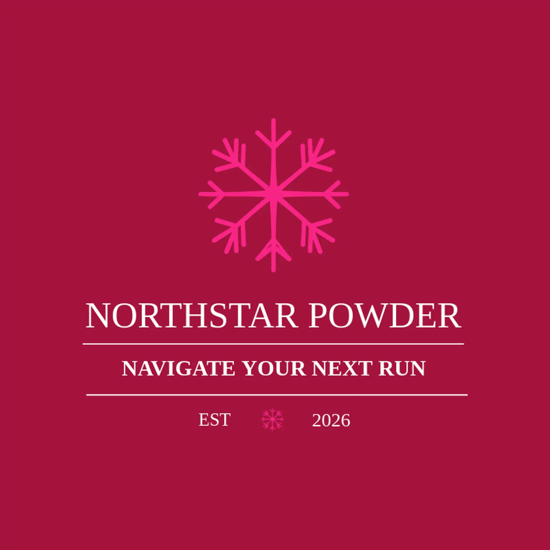 Northstar Powder logo for snow