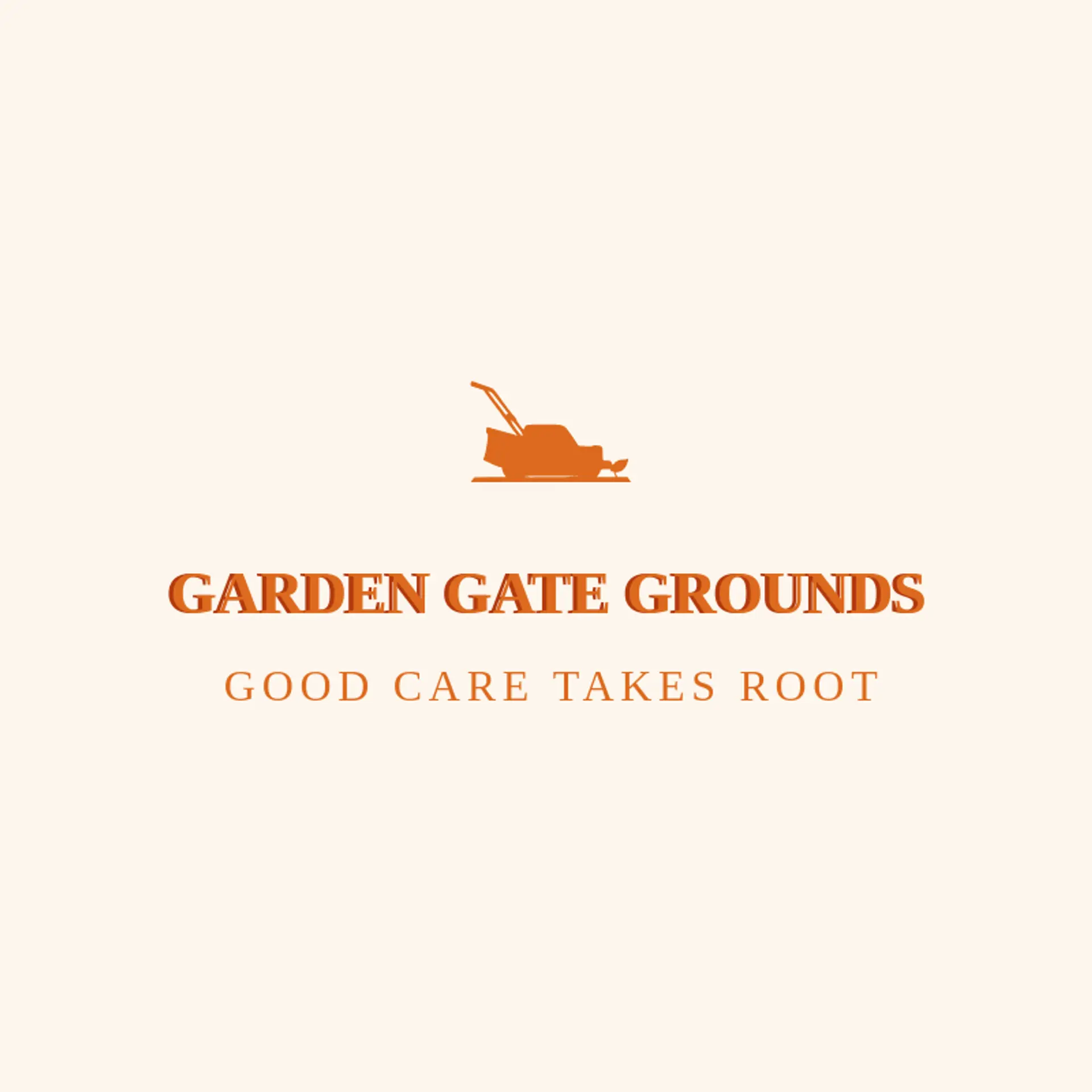 Garden Gate Grounds logo for lawncare