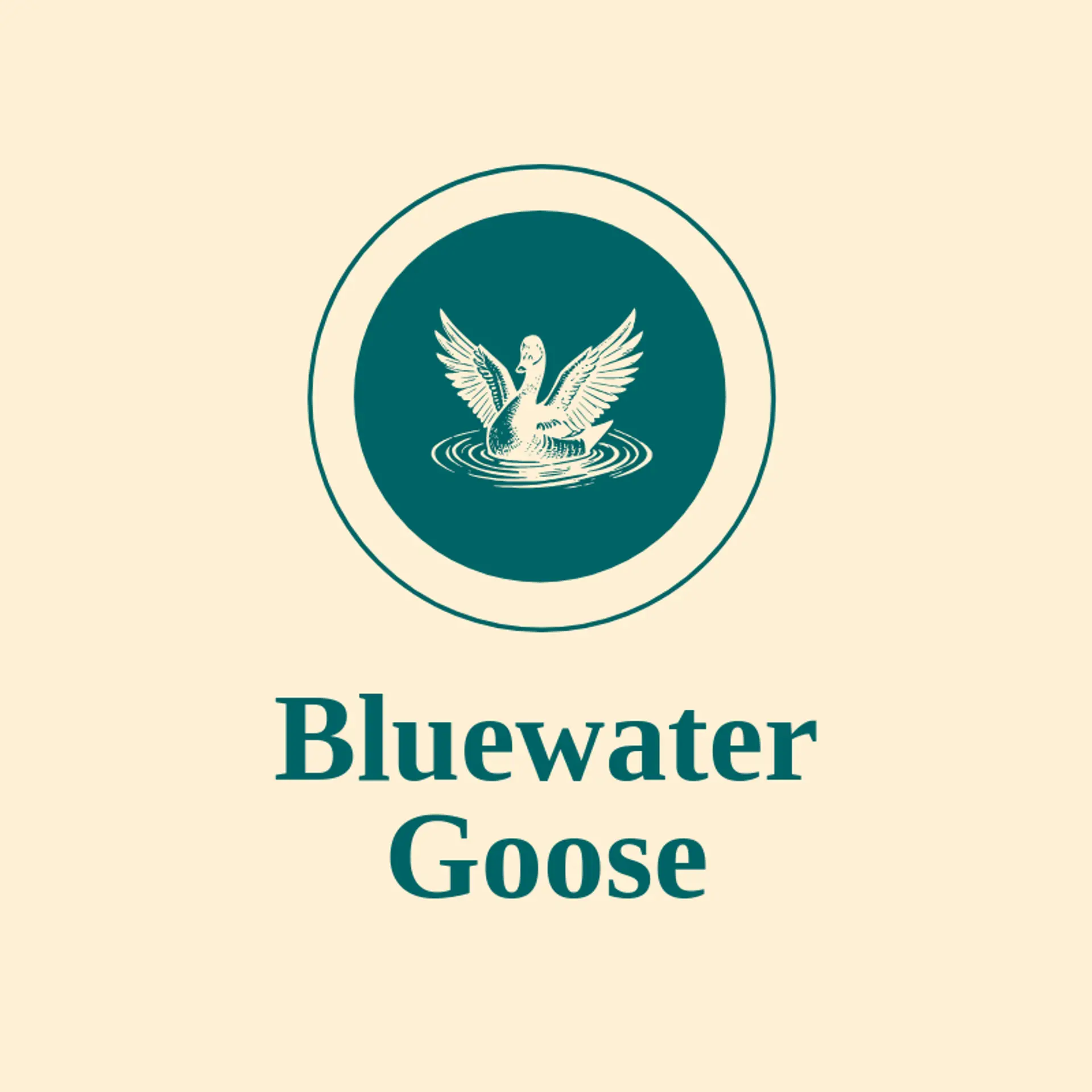 Bluewater Goose logo for goose